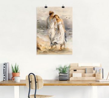 Artland Wandbild Verliebt, Paar (1 St), als Leinwandbild, Poster, Wandaufkleber in verschied. Größen
