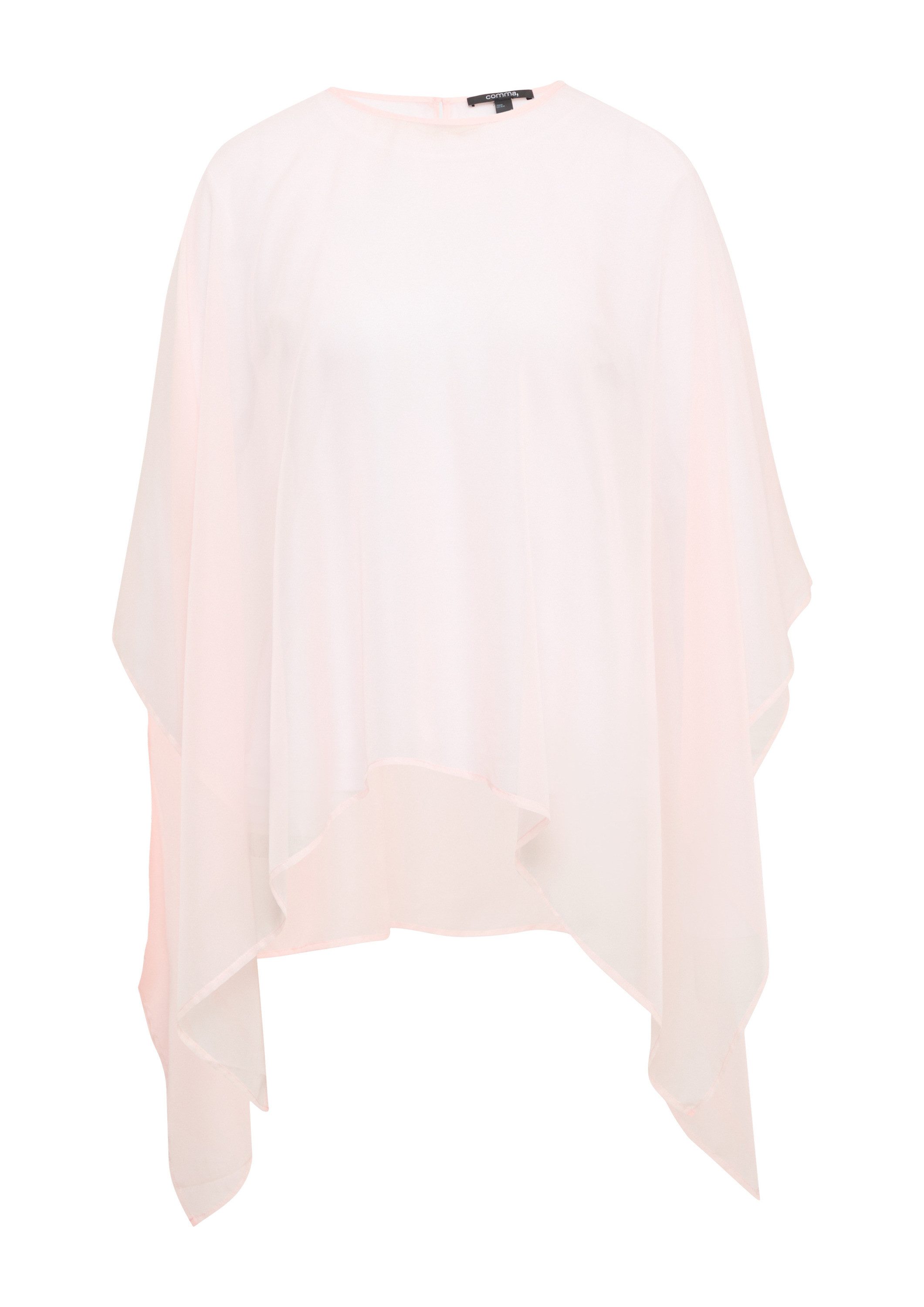 comma Poncho Indoor-Poncho Leichtes Poncho-Cape aus Chiffon