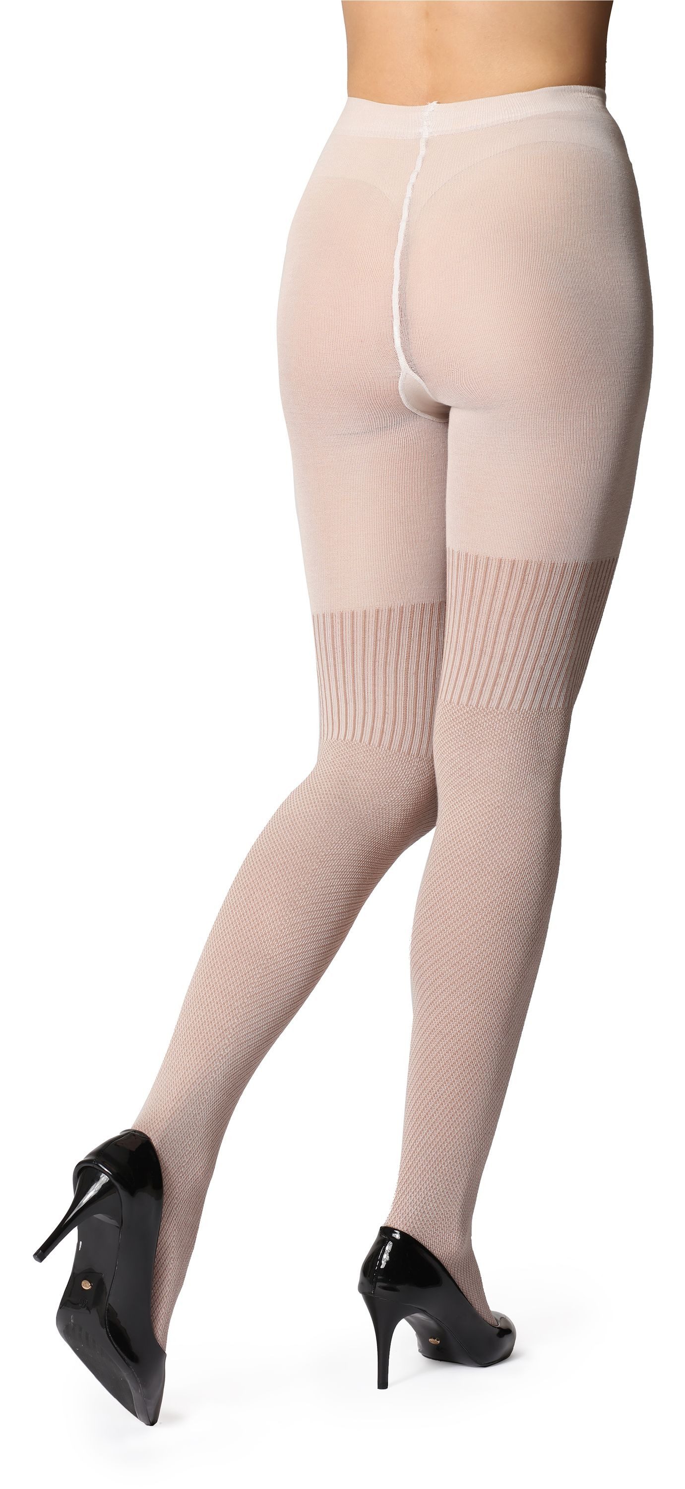 Bellivalini Strumpfhose Damen Strumpfhose aus Baumwolle BLV-1116 100 DEN (1 St) – Bild 4 von 5