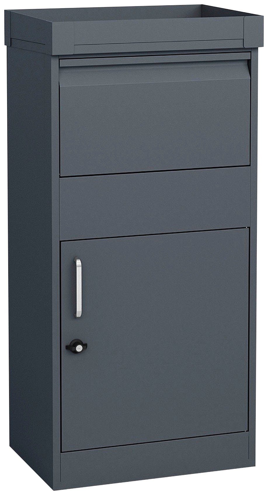 WESTMANN Briefkasten Stahl-Paketbox Piet, Anthrazit, 50x37x105 günstig online kaufen