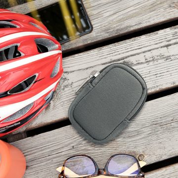 kwmobile Backcover, Tasche kompatibel mit Garmin Edge 530 / 830 - Fahrrad GPS Neopren Hülle - Schutzcover Navi in Grau