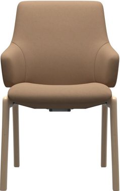 Stressless® Polsterstuhl Laurel, Low Back mit Armlehne, Розмір L, mit abgerundeten Beinen in Walnuss