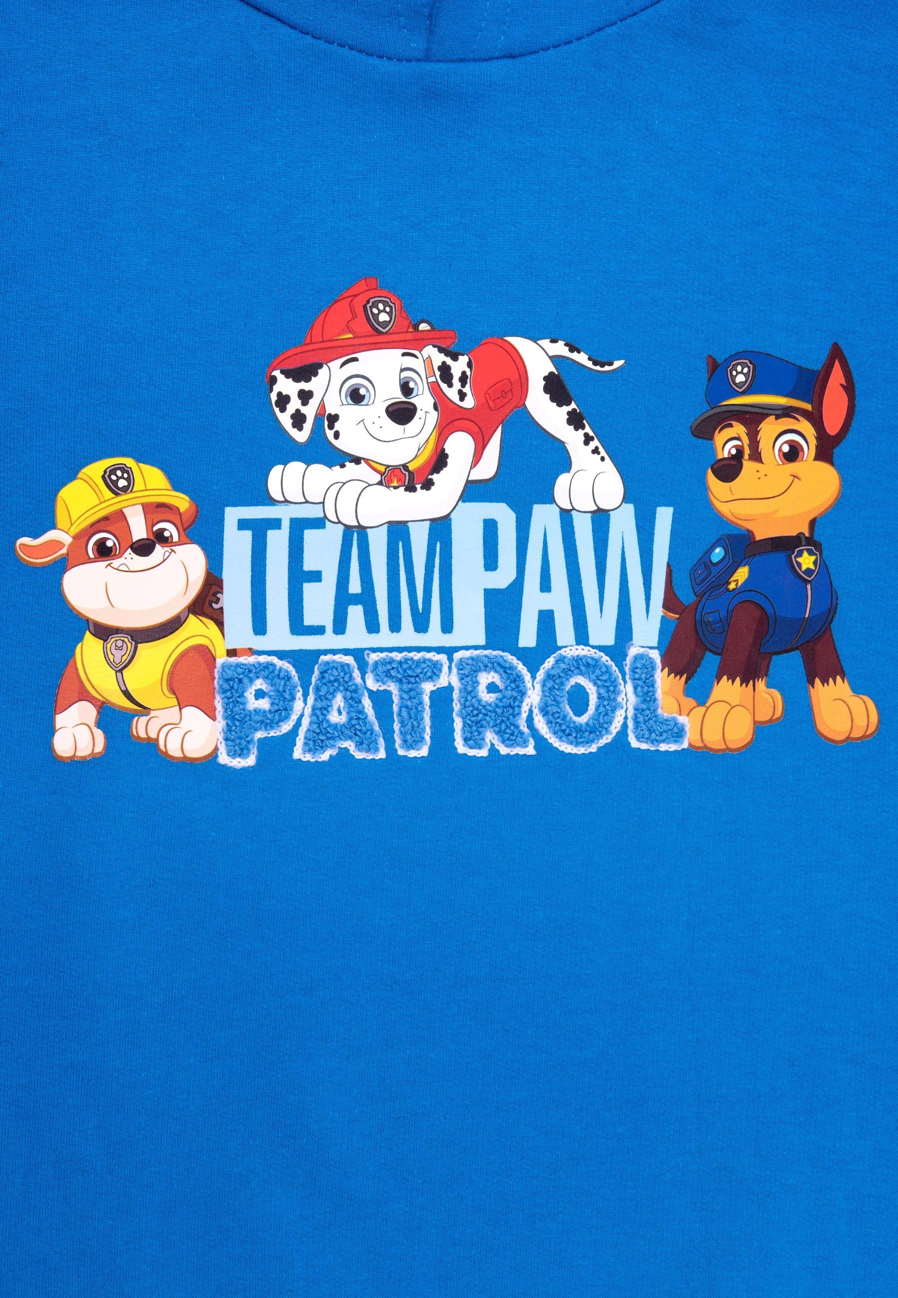 Kapuzenpullover Blau United Labels® Jungen für Paw Sweatshirt Hoodie Sweatshirt Patrol -