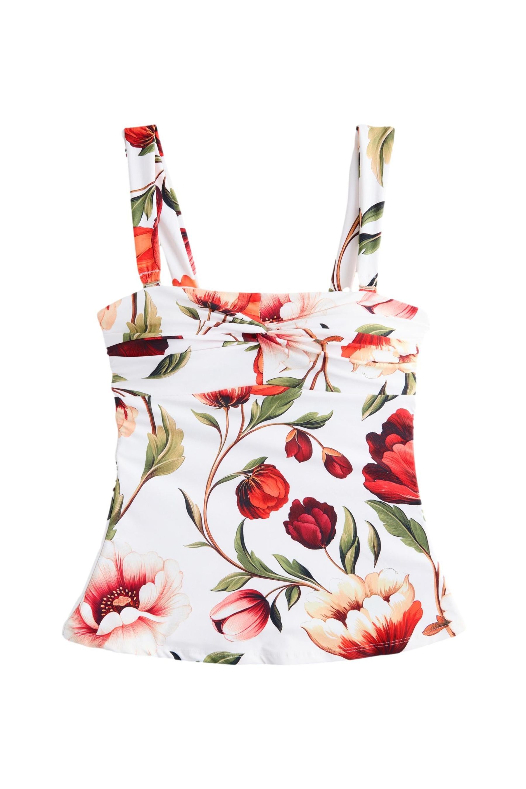 Next Tankini-Top Bauchformendes Tankini-Bandeau-Oberteil (1-St)