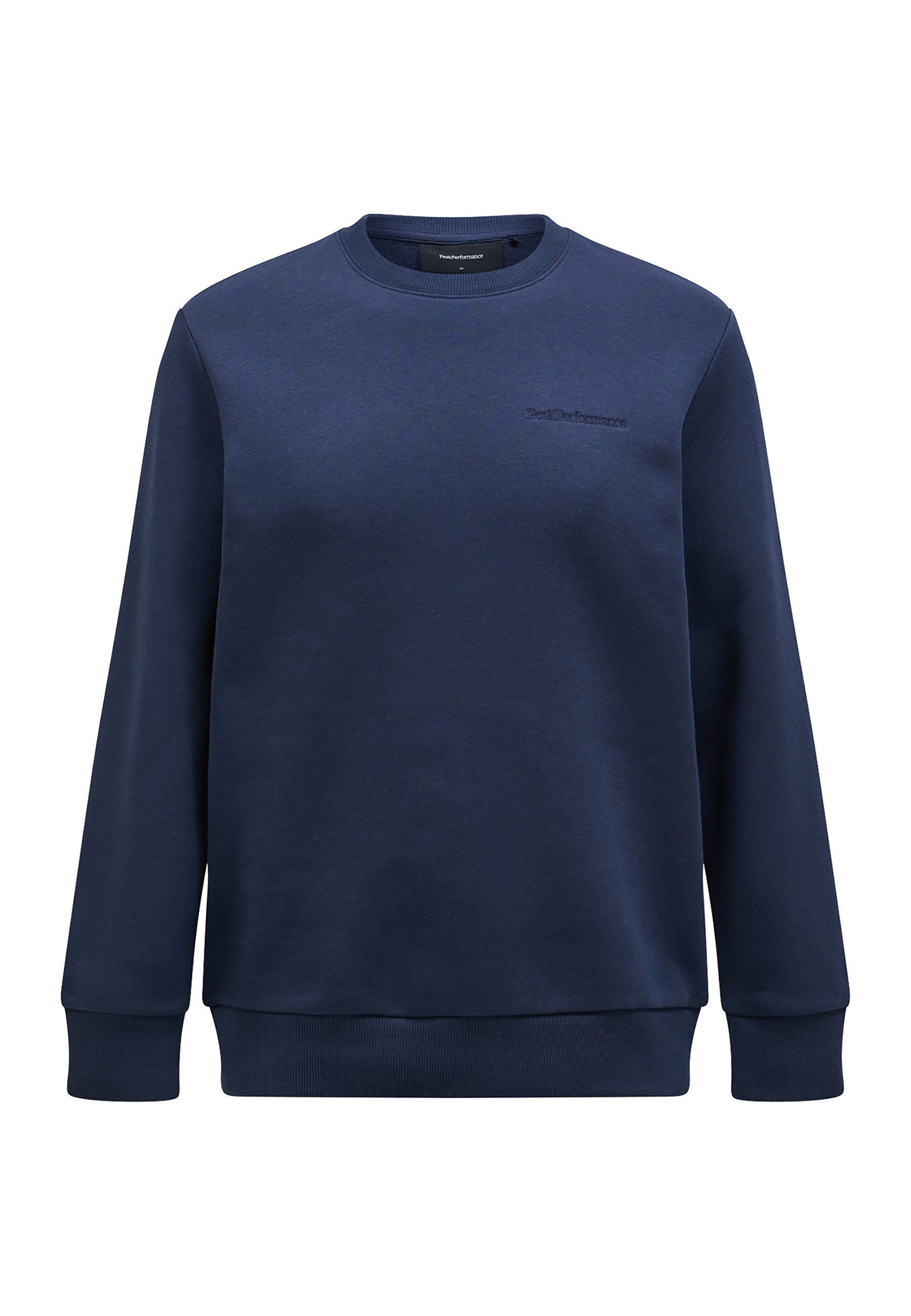 Peak Performance Sweatshirt M Original Small Logo Crew Ton-in-Ton-Nähte