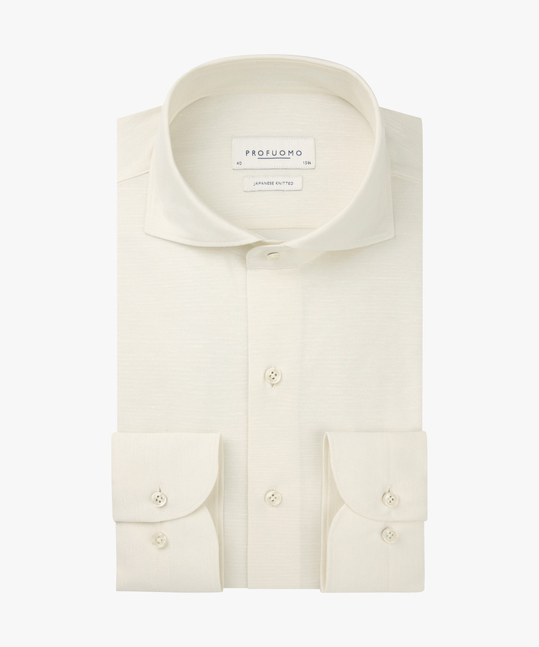 Profuomo Oversize-Shirt SHIRT X-CUTAWAY SF OFF WHITE