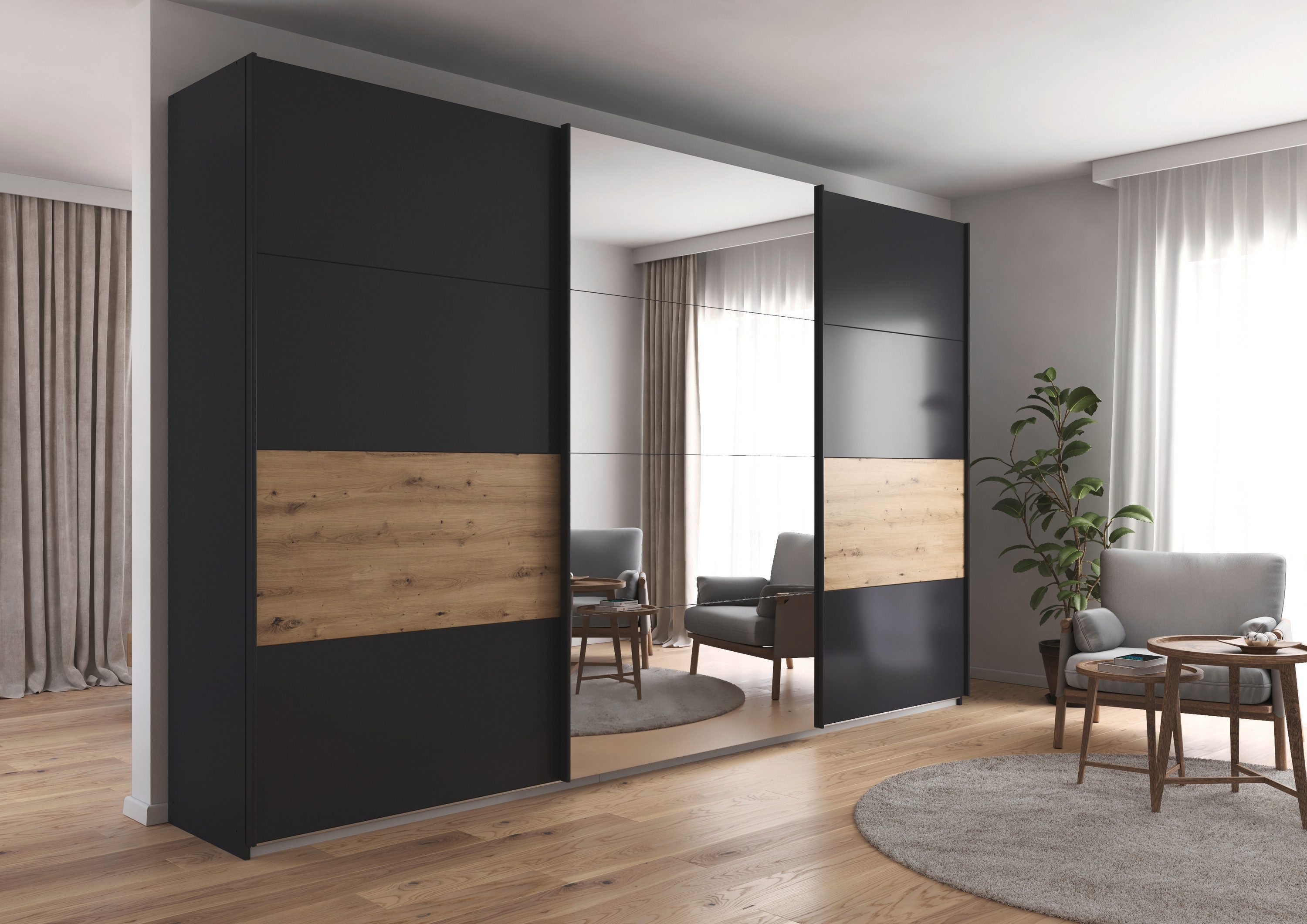 rauch Schwebetürenschrank "Kleiderschrank Schrank Garderobe CORTONA", inkl. günstig online kaufen
