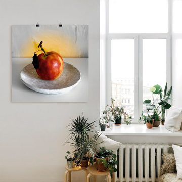 Artland Wandbild Ein Apfel am Tag, Arrangements (1 St), als Alubild, Outdoorbild, Poster, Wandaufkleber in verschied. Größen