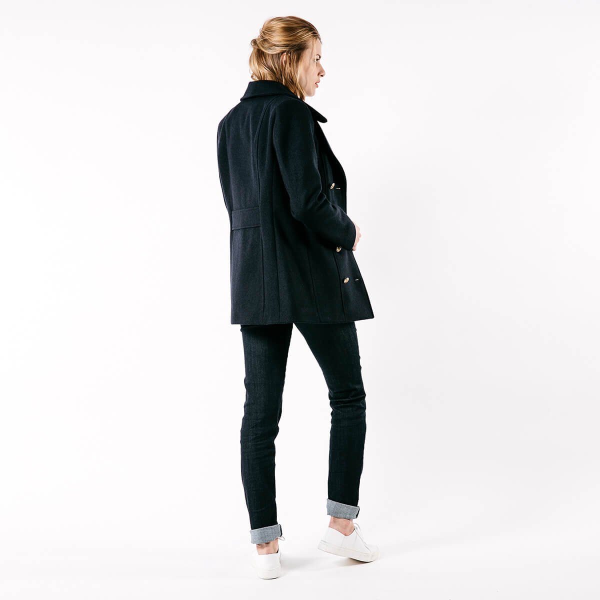 Saint James Cabanjacke 0474 Damen Jacke Marine Voilure II aus Schurwolle