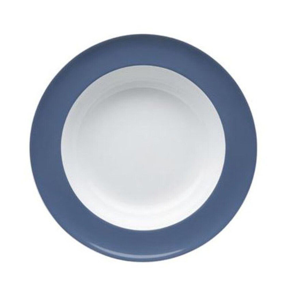 Thomas Suppenteller Suppenteller 23 cm Sunny Day Nordic Blue, (1 St), Suppenteller, Ø22,8cm, Porzellan