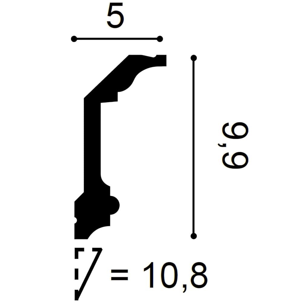 Thumbnail - Orac Decor Flexprofil C321F Zierleiste flexible Eckleiste Profilleiste Stuck Leiste (Profilleiste, 1-St., Flexible Eckle...