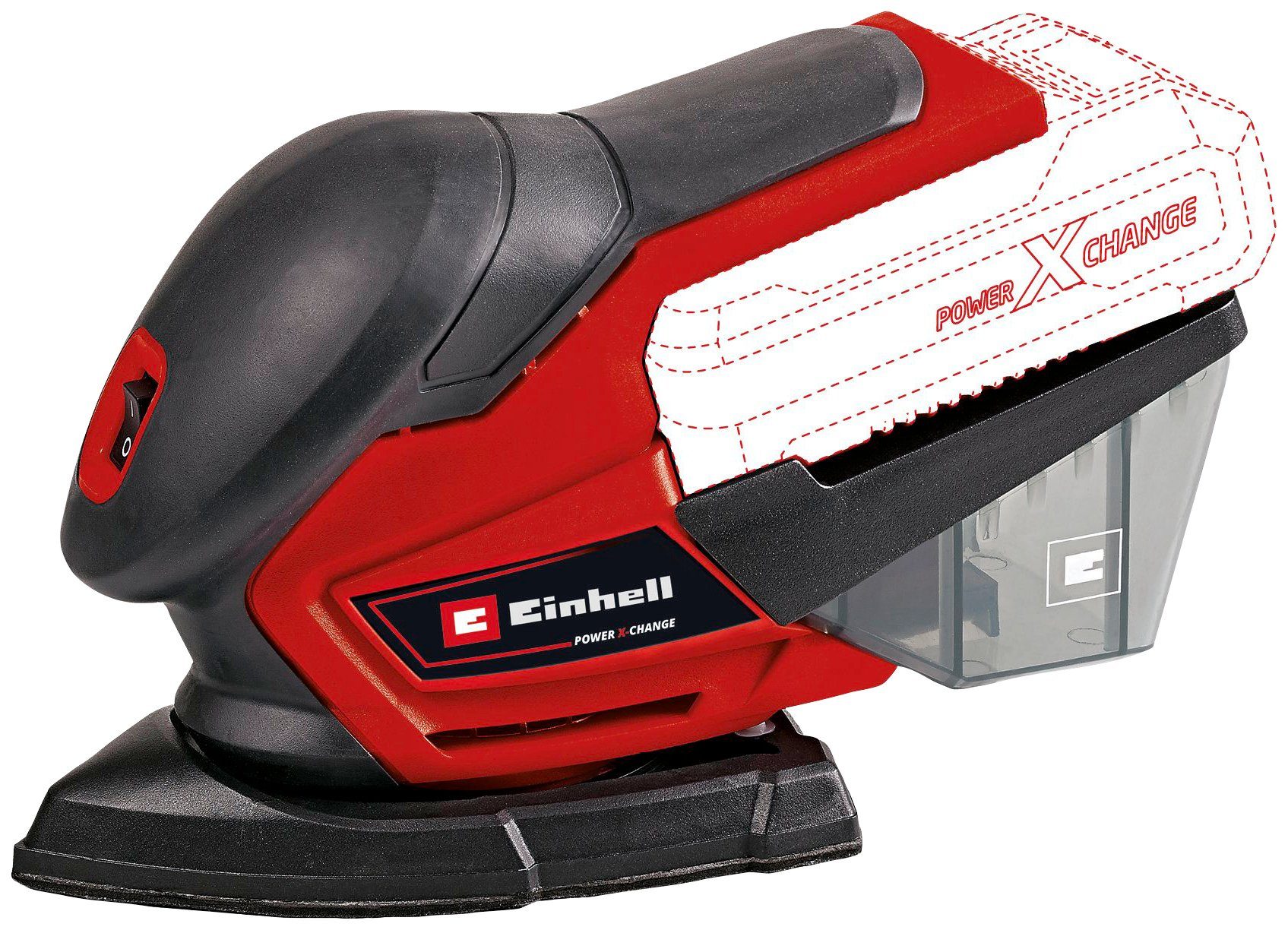 Einhell Akku-Multischleifer TE-OS 18/150 Li Solo, 24000 U/min, ohne Akku und Ladegerät