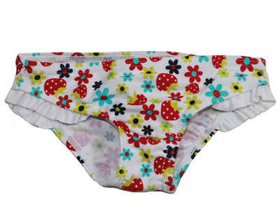 LOSAN Badehose Losan Baby Mädchen Badehose Badeslip Bikinihose weiß