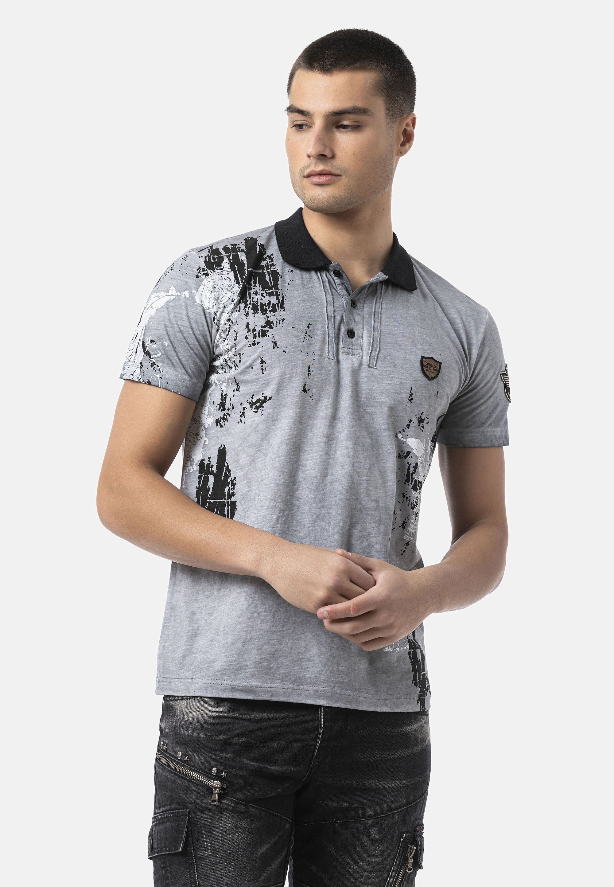 Cipo & Baxx T-Shirt CT798 Kontrastierender Kragen