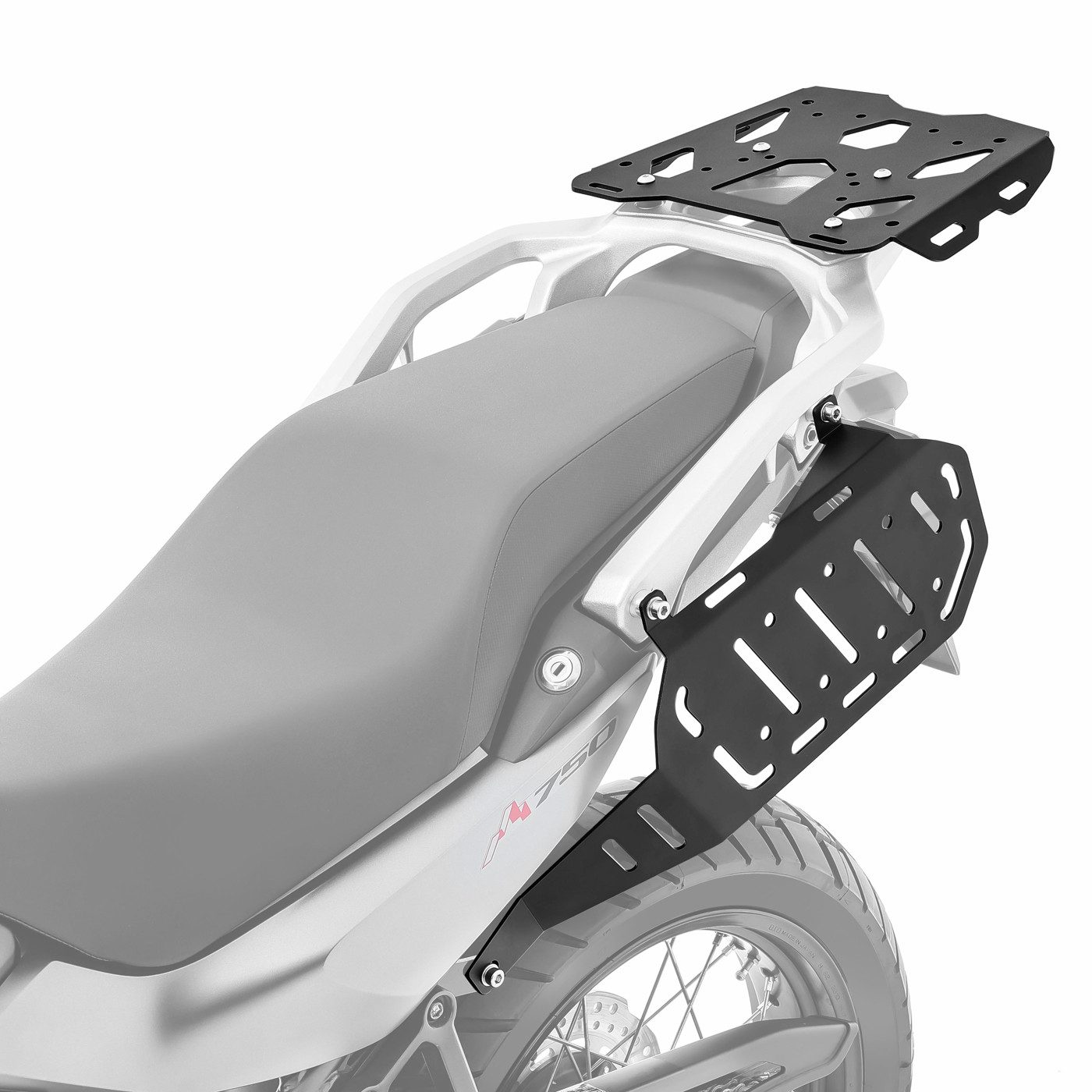 Bagtecs Koffer Set Gepäckträger+Seitenträger für Honda Transalp XL 750 23-25 SR45