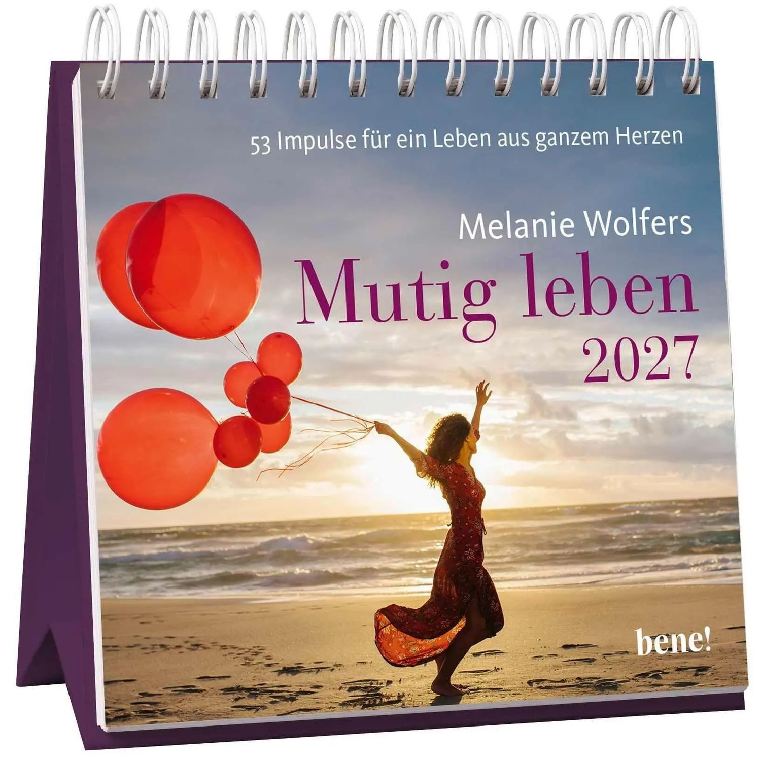 bene Tischkalender Wochenkalender 2027: Mutig leben