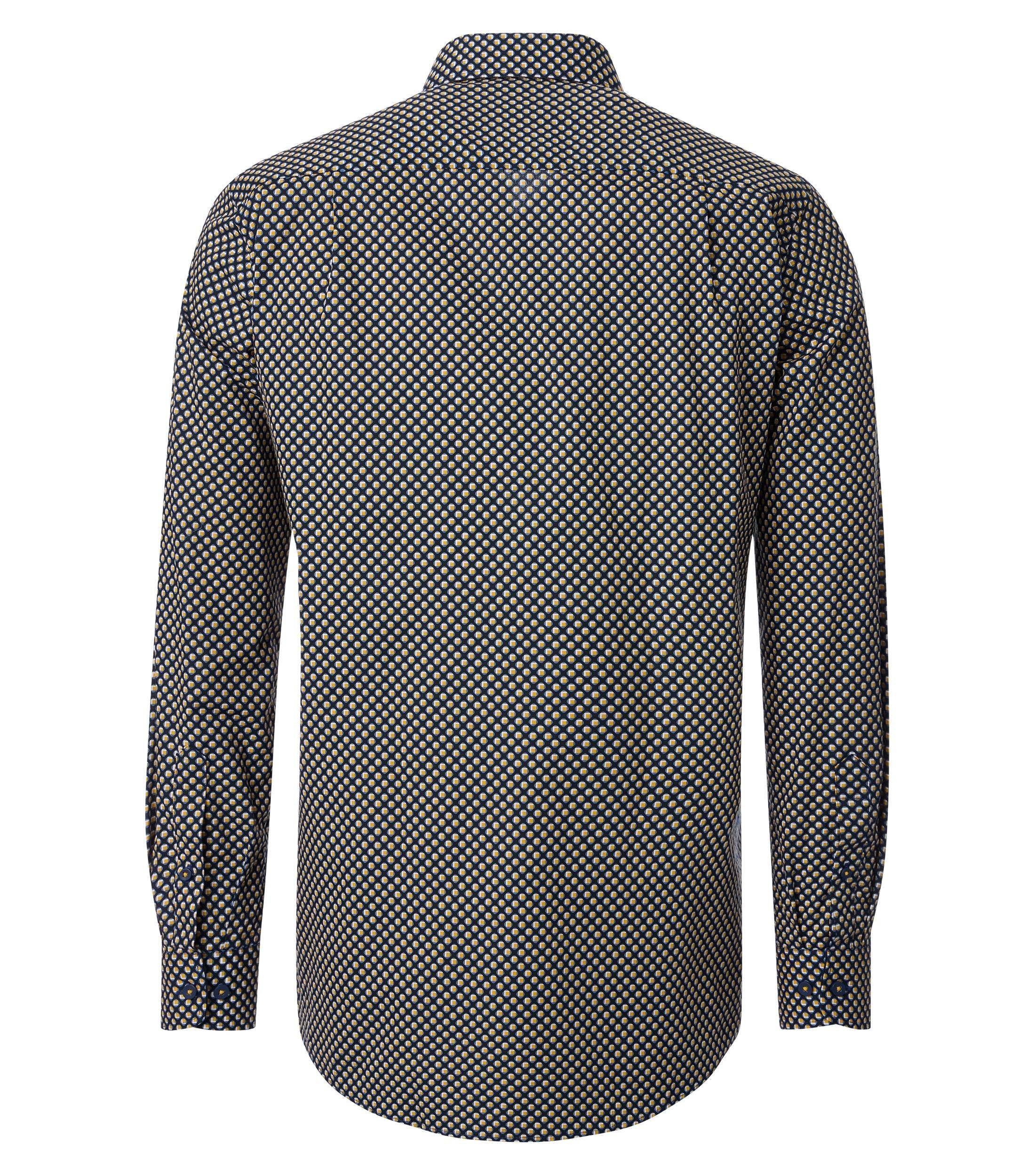 Redmond Langarmhemd Druck Comfort Fit