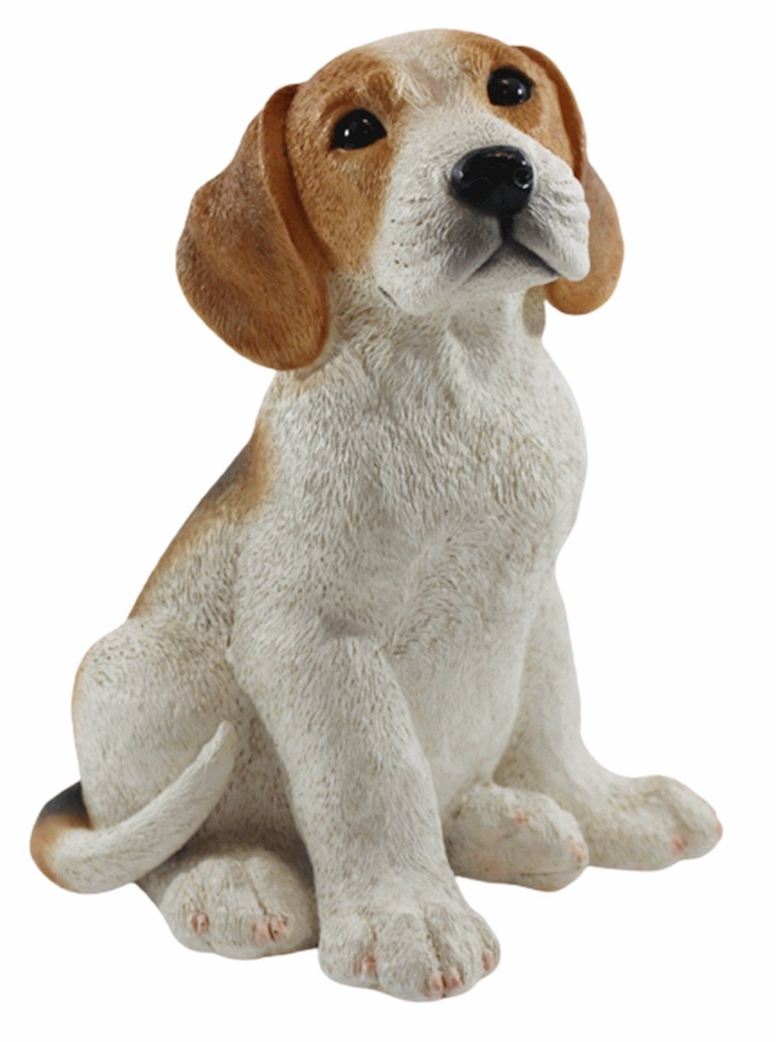 Castagna Tierfigur Deko Figur Hund Hundefigur Castagna Resin Kollektion Beagle cm H Welpe britischer 24 aus sitzend