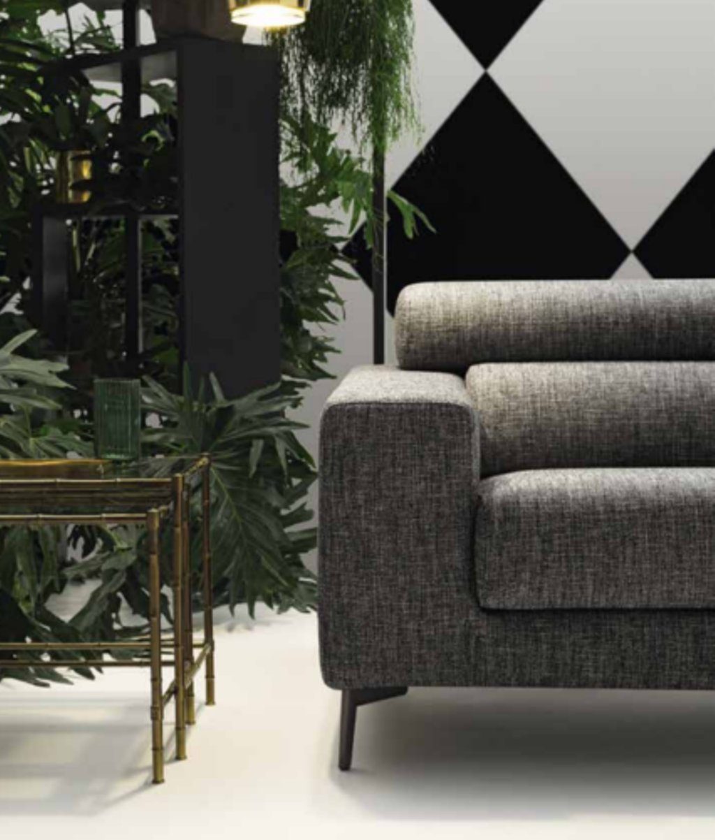 JVmoebel Ecksofa, Design Wohnzimmer Ecke Holz Polster Moderne Textil Luxus Sofa