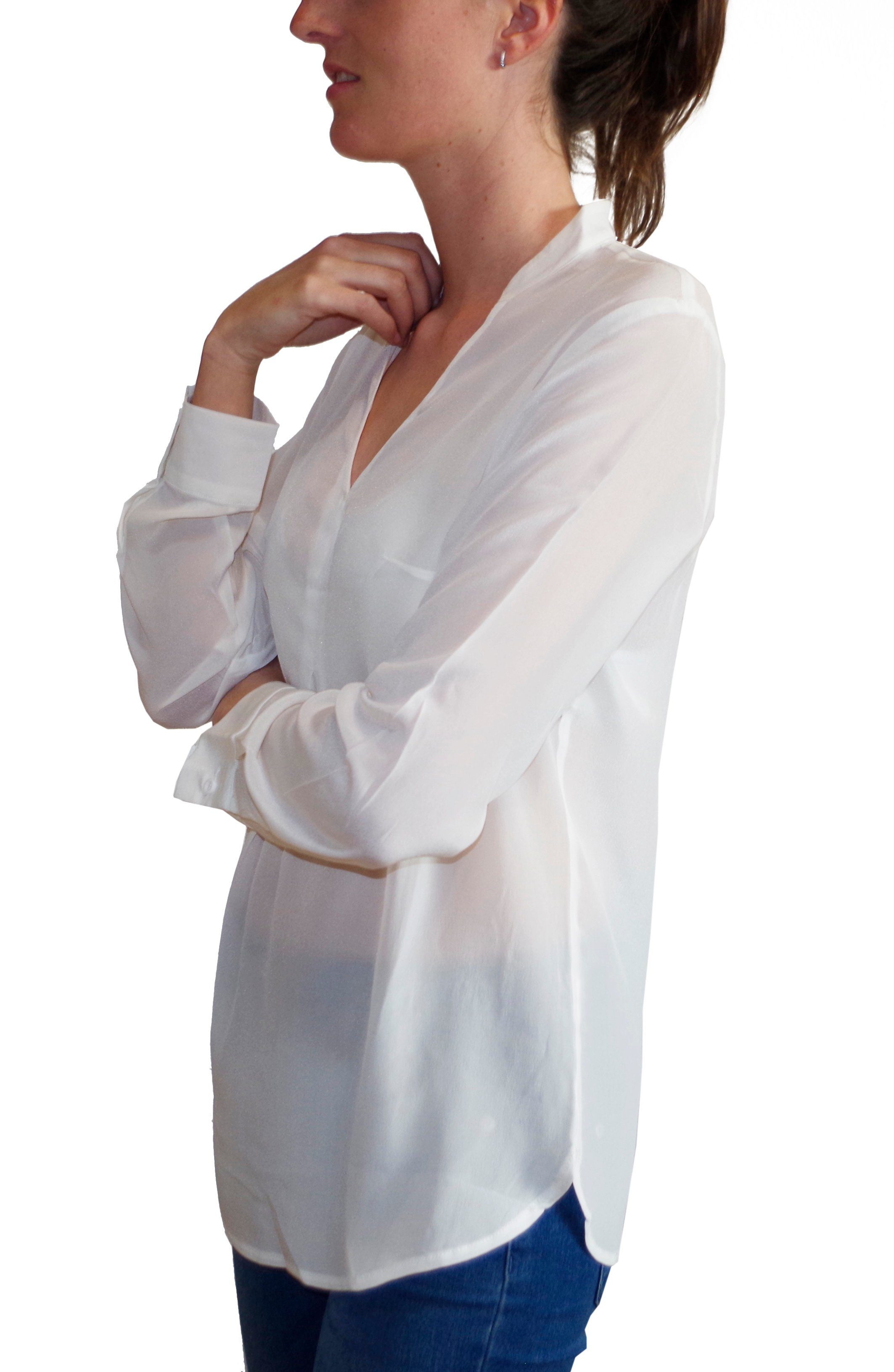 Posh Gear Seidenbluse Damen Bluse Piuseta aus 100% Seide