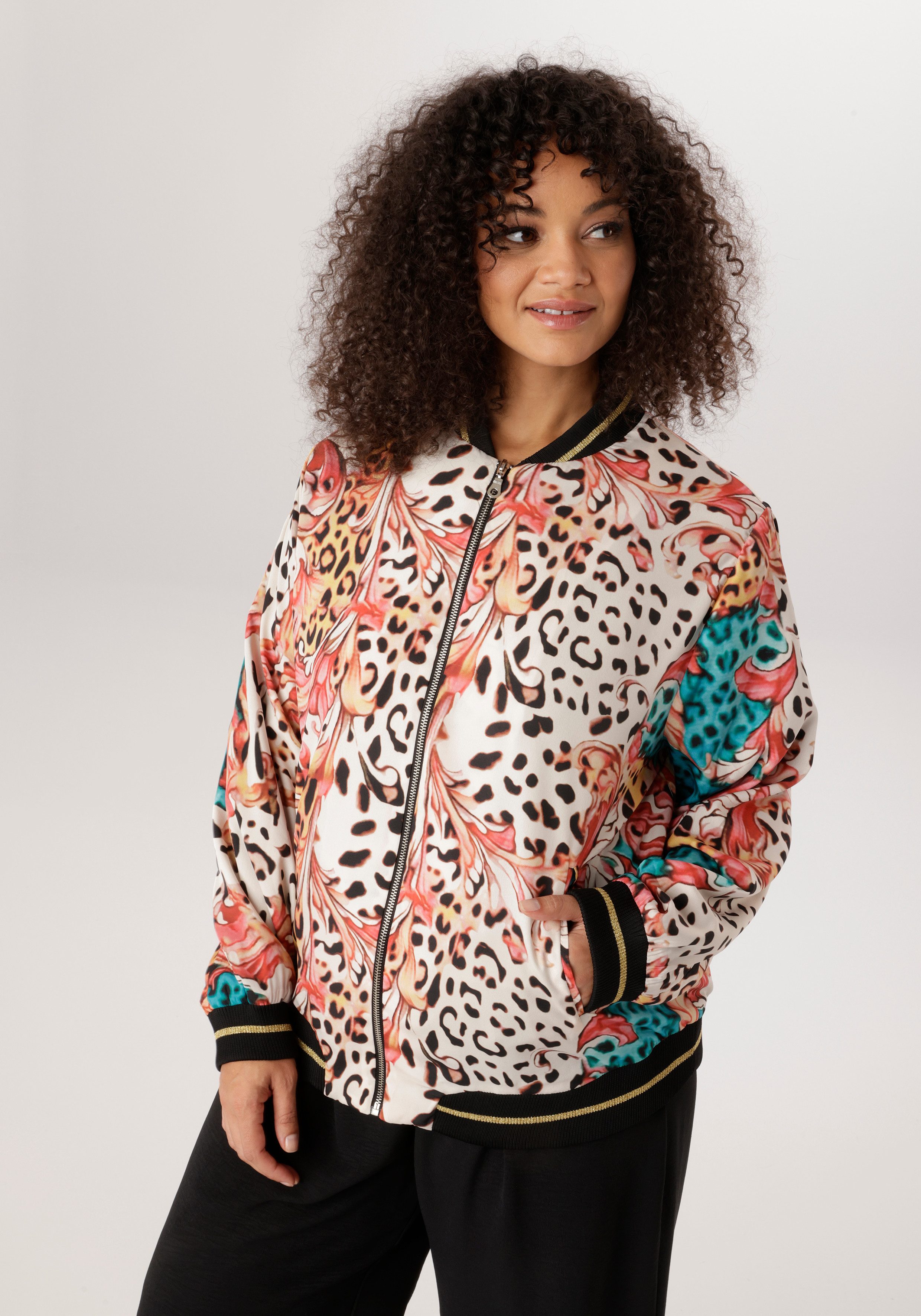 Aniston PLUS Blouson Mit Animaldruck - NEUE KOLLEKTION. € 69,99, (€ 69,99 pro 1 Stk).