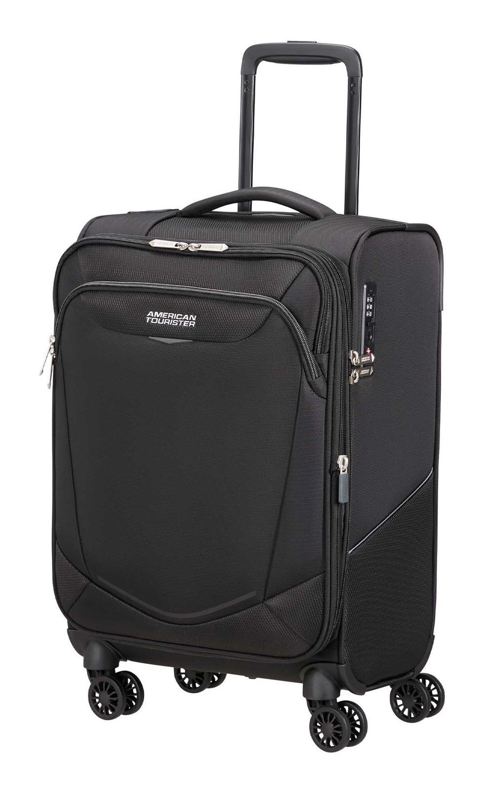 American Tourister® Weichgepäck-Trolley Spinner 55 / 20 EXP TSA Trolley, 4 Rollen