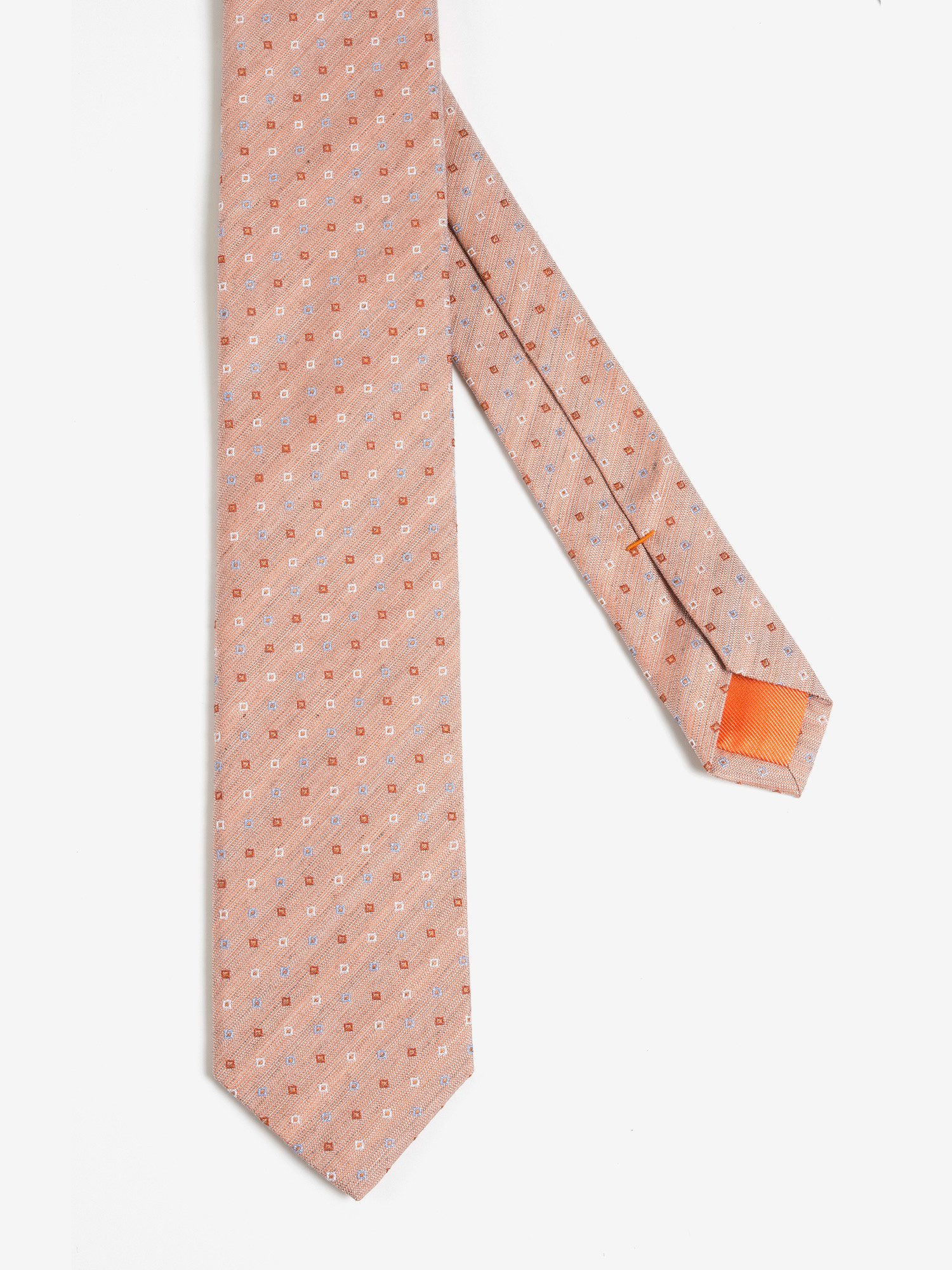 MONTI Krawatte (1-St) aus reiner Seide, mit Ornamenten, 6,5 cm breit