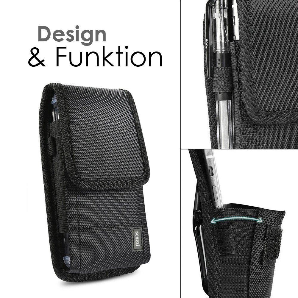 scozzi Handytasche Gürtel Handy Gürteltasche Tasche Smartphone Handyhalterung Universal