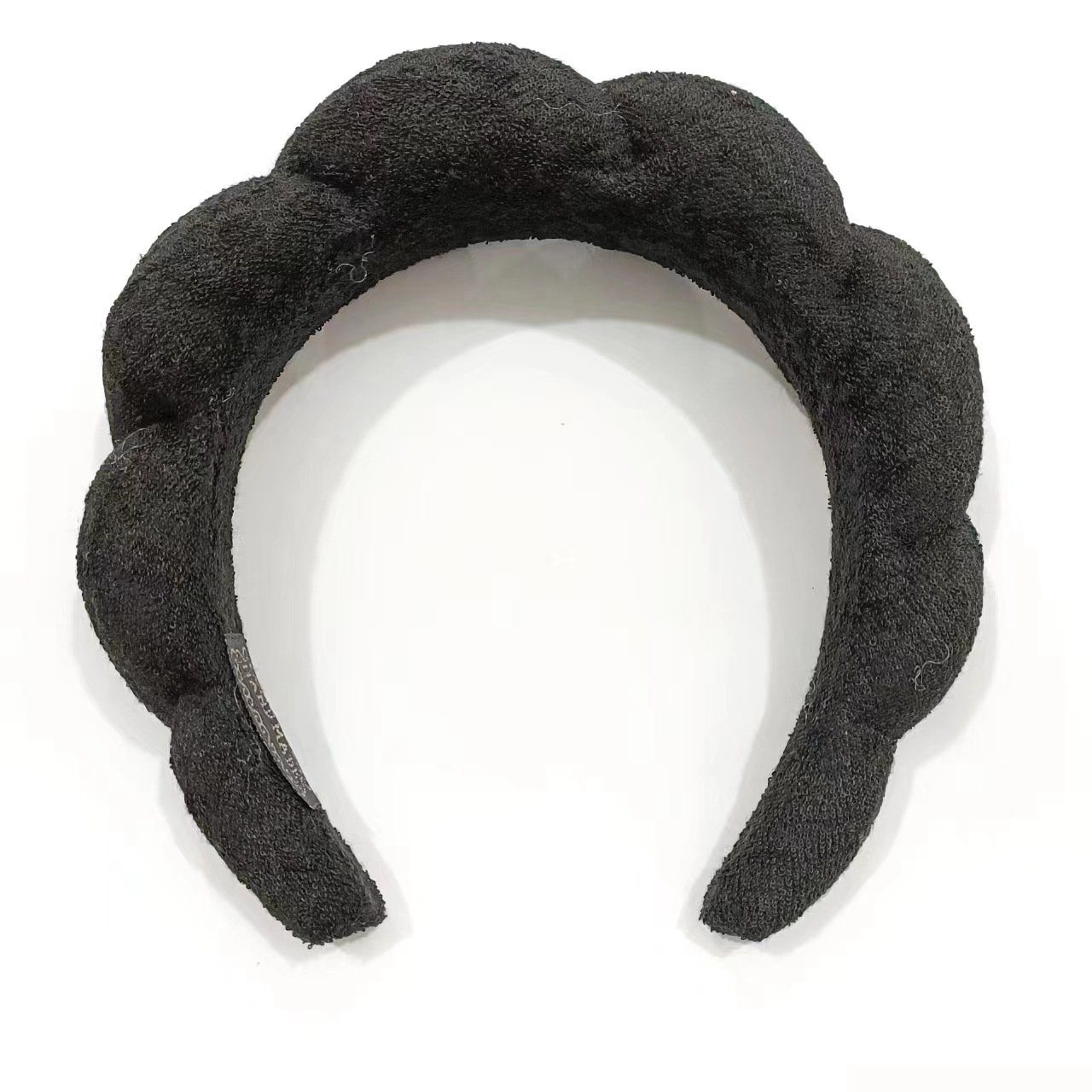 ZanMax Haarband Schwamm-Haarband Wolke Twist Stirnband, 1-tlg. Schwarz