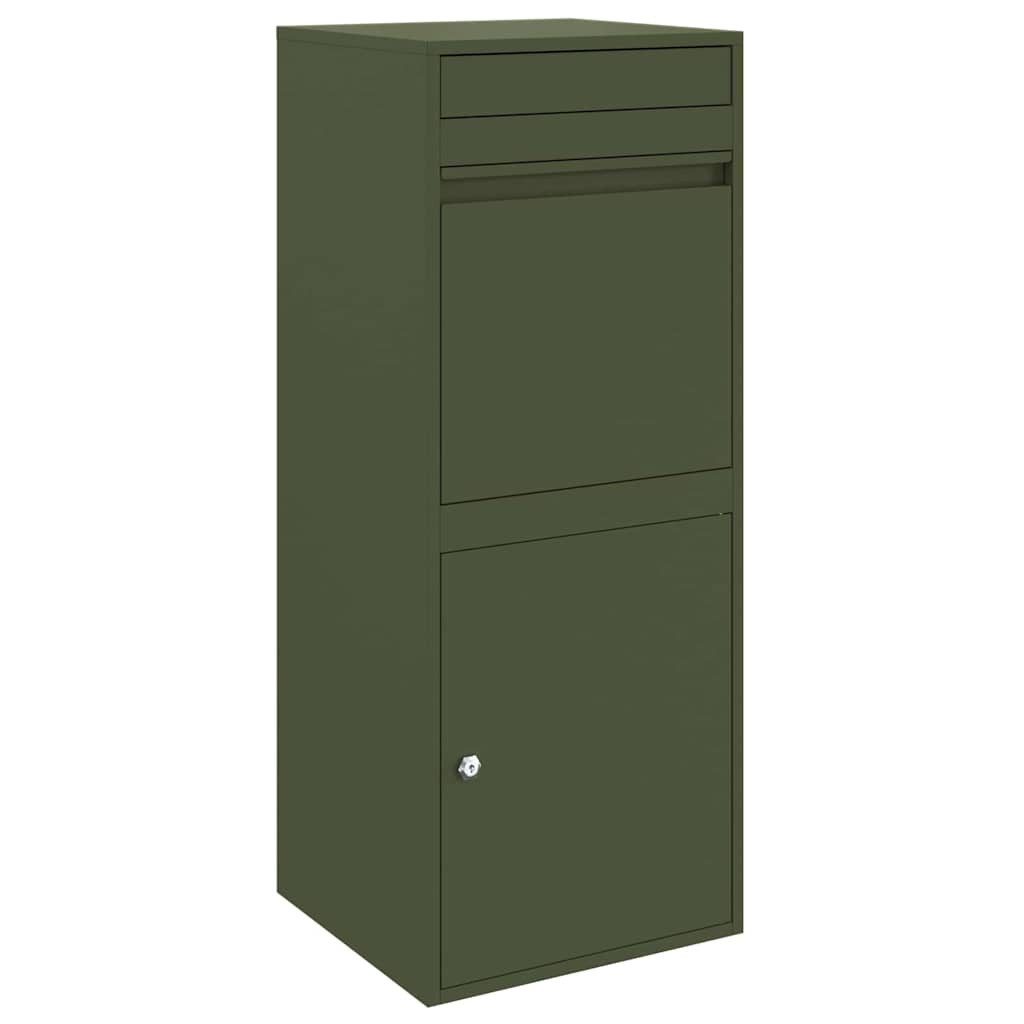 vidaXL Briefkasten Paketdrop-Box Olivgrün 41 x günstig online kaufen