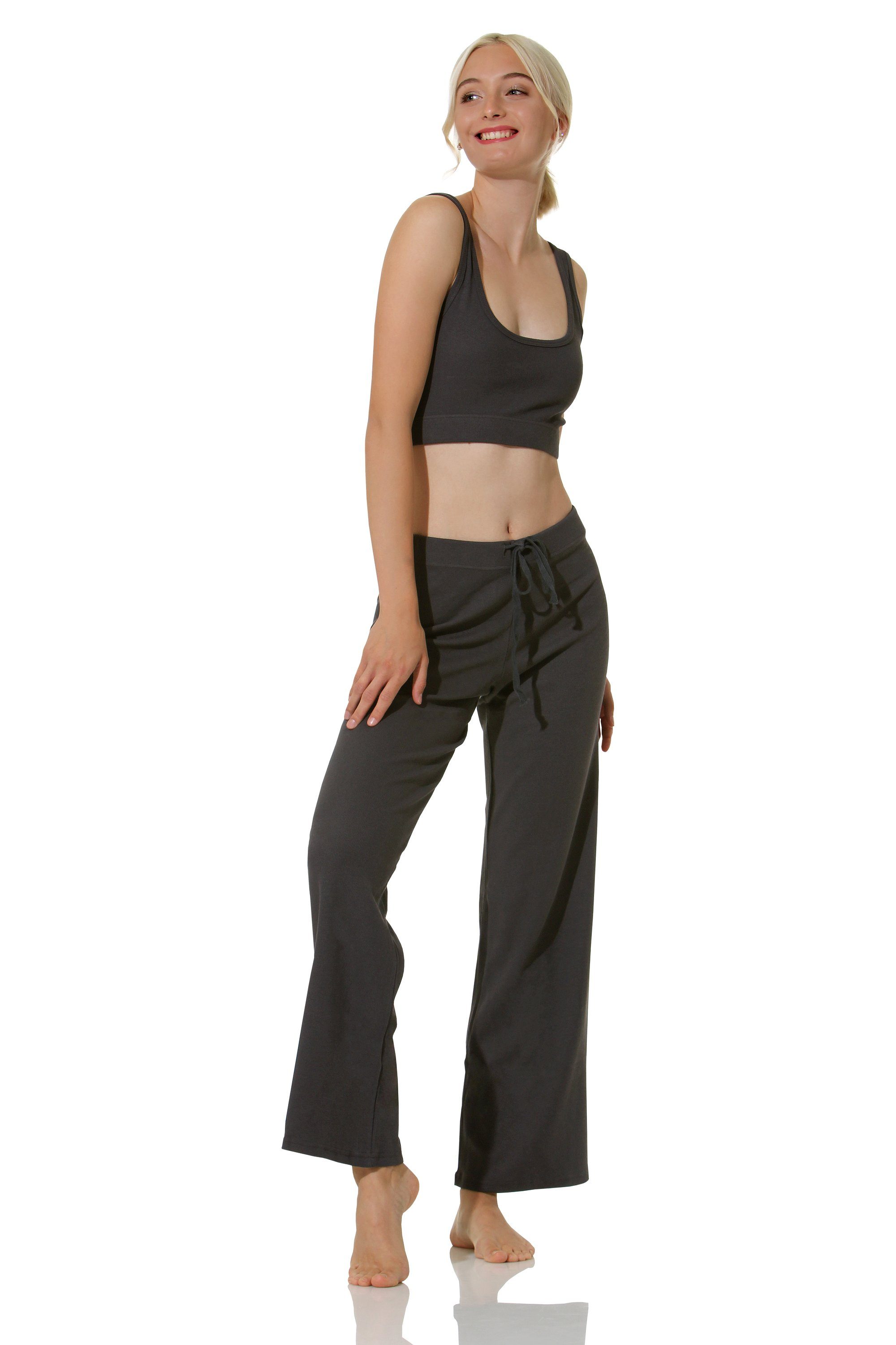 Yenita® Sporthose aus Rippjersey