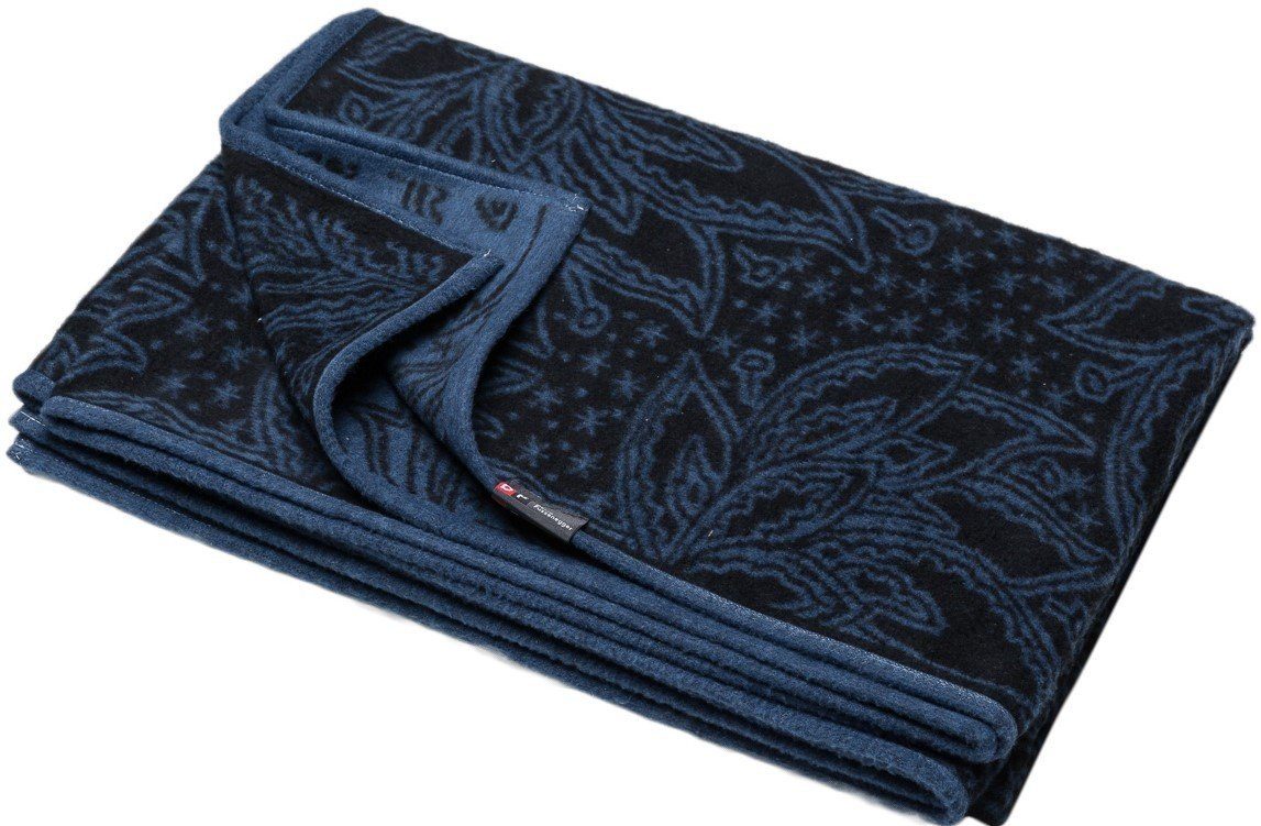 Velvet cm, Navy 135 200 FUSSENEGGER Wohndecke x 'Ornament' DAVID