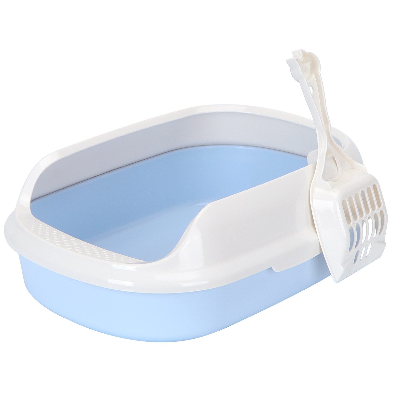 nobleza Katzentoilette Katzenklo mit Schaufel Katzentoilette mit Streuschau günstig online kaufen