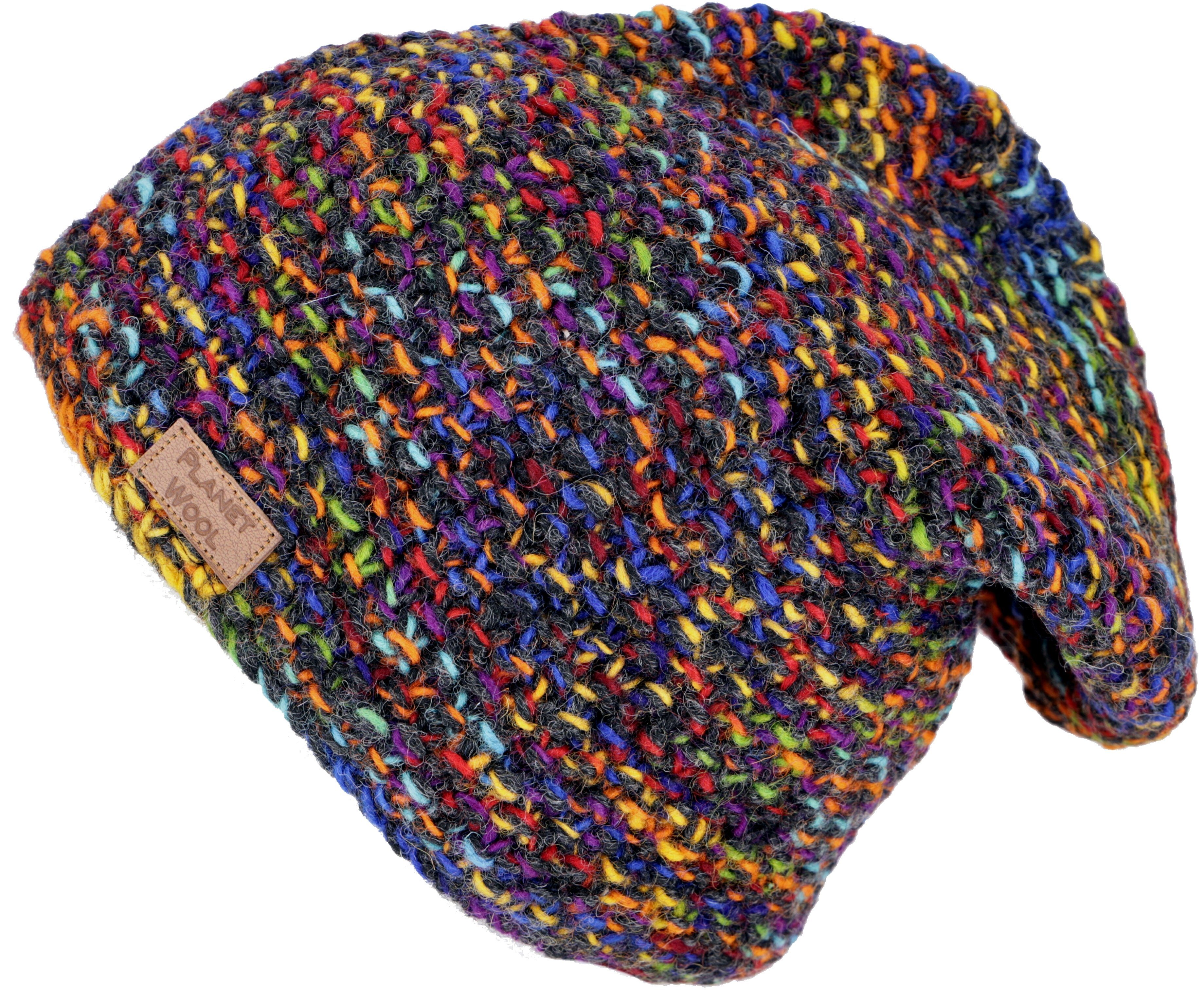 Guru-Shop Strickmütze Beanie Mütze, bunte Strickmütze, Wollmütze,.. günstig online kaufen