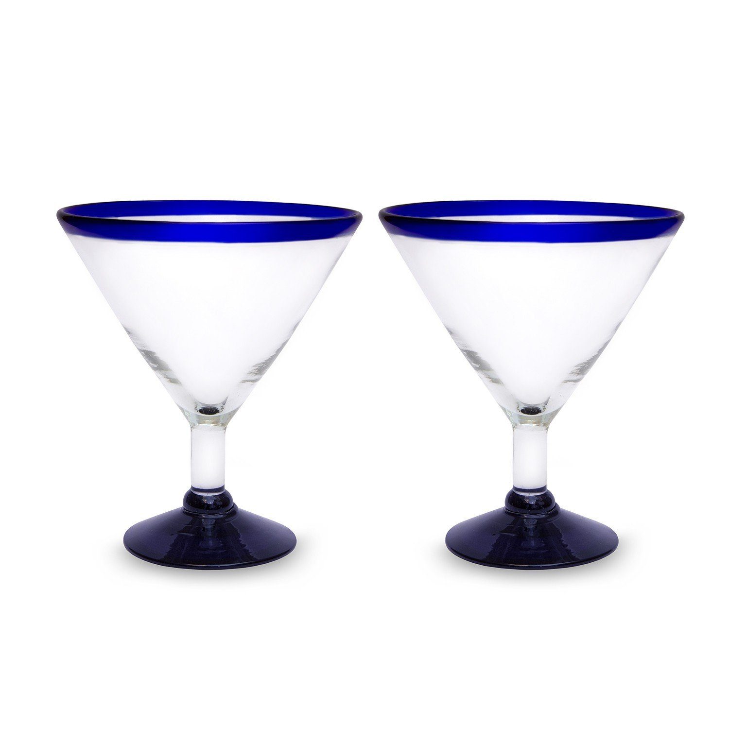 mitienda Cocktailglas Martini Gläser 2er Set, Mundgeblasenes Glas