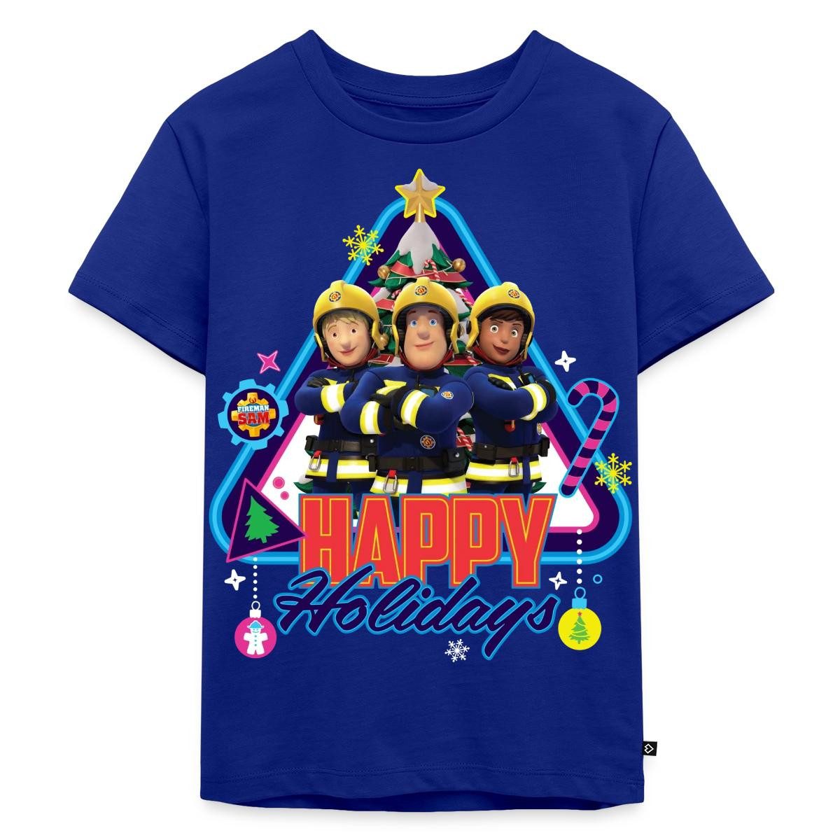 T-Shirt Feuerwehrmann Sam™ Happy Holidays From The Team Kinder Premium T-Shirt