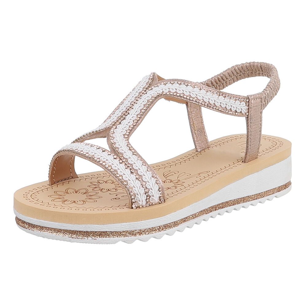 Ital-Design Bequeme Damen-Sandalen mit elegantem Design günstig online kaufen