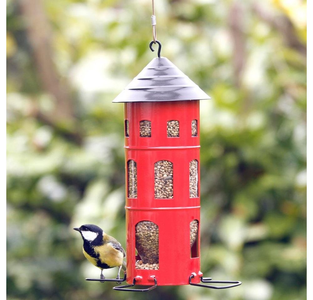 Thumbnail - Wildlife Garden Vogelhaus Futterhaus Kombi-Haus Samen Rot