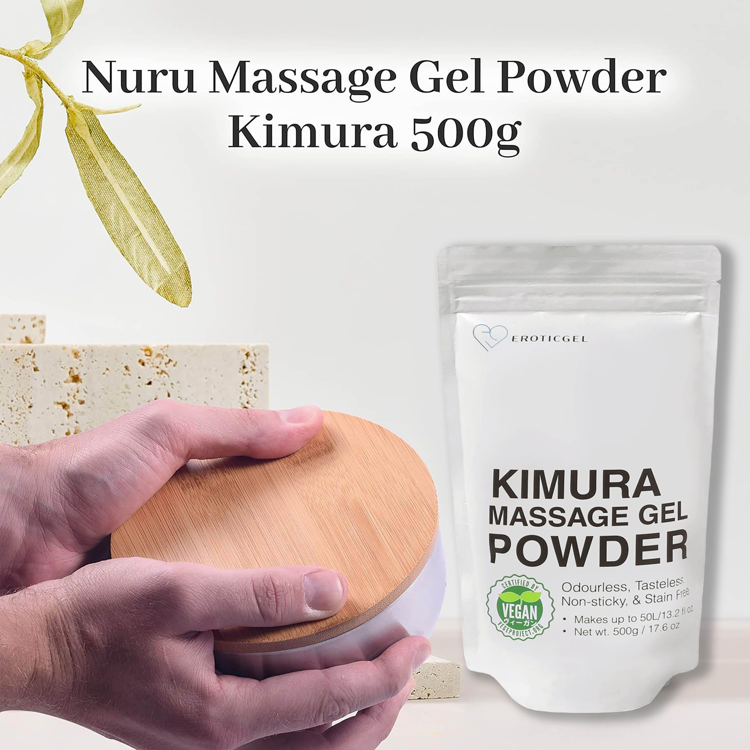 Sarcia.eu Gleit- und Massagegel veganes Massage-Gel Pulver Kimura 500g