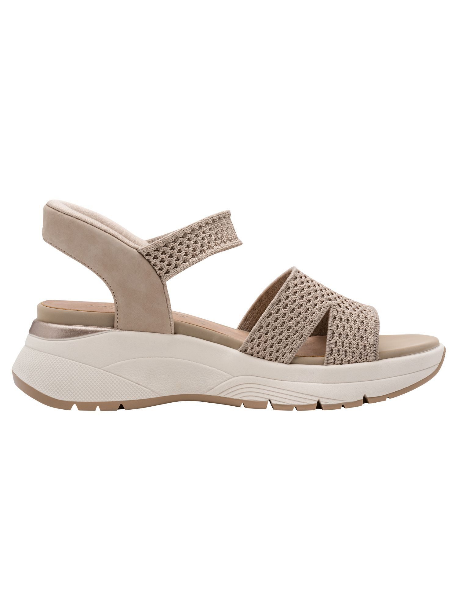 Tamaris WIDE FIT STEP IN, comfortFit Frauen kein Absatz Plateausandaletten comfortFit