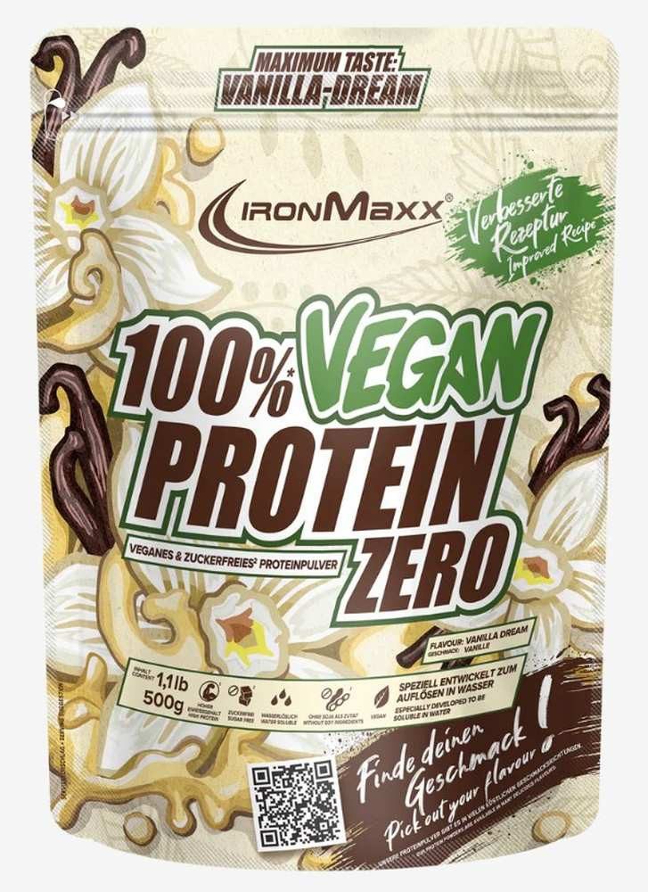 Ironmaxx IronMaxx 100% Vegan Protein Zero – 500g-Beutel Vanilla Dream Pulver