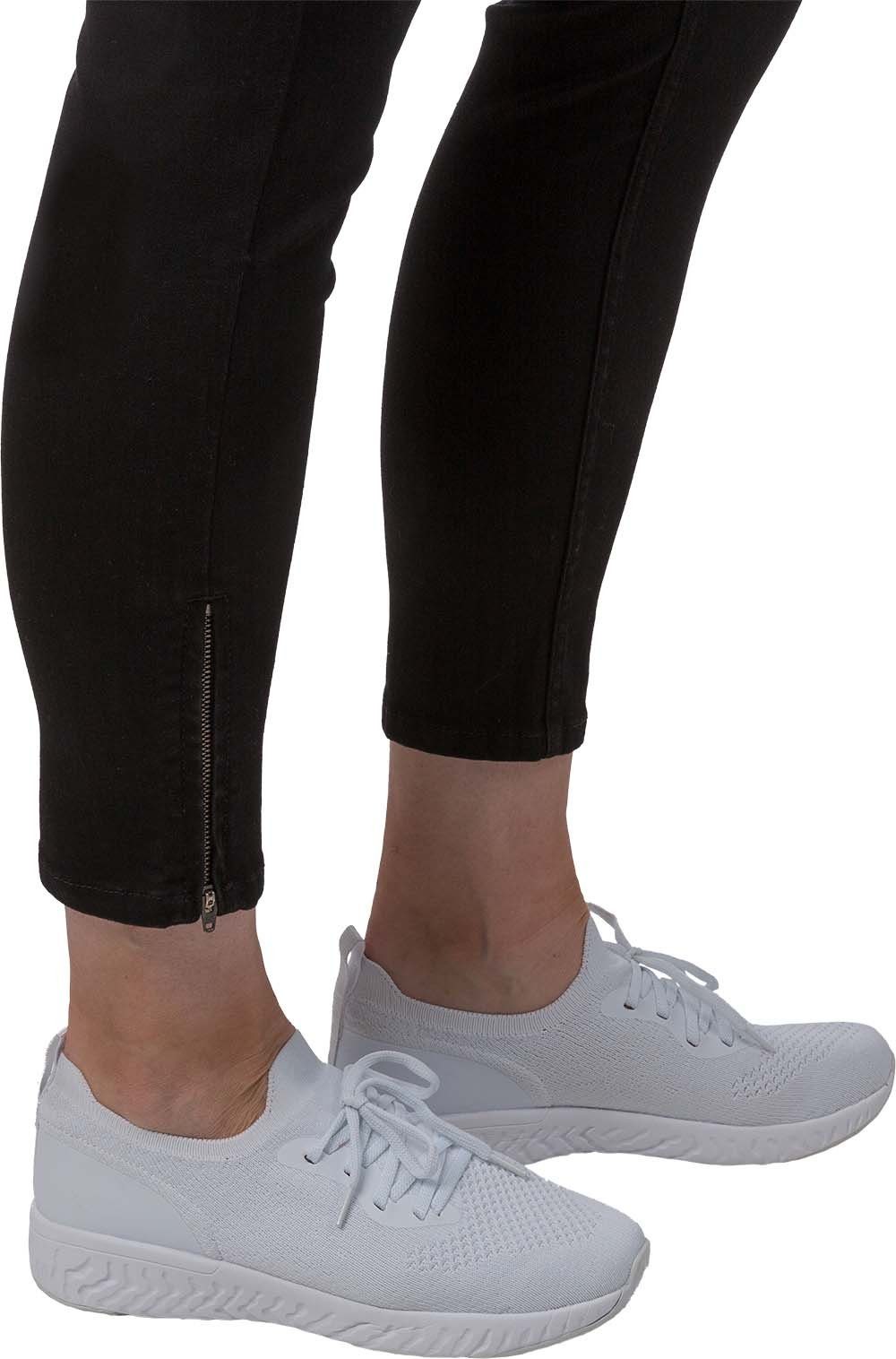 Gio Milano Stretch-Jeans Gio-Lotti-1100 Ankle Jeans mit Zip