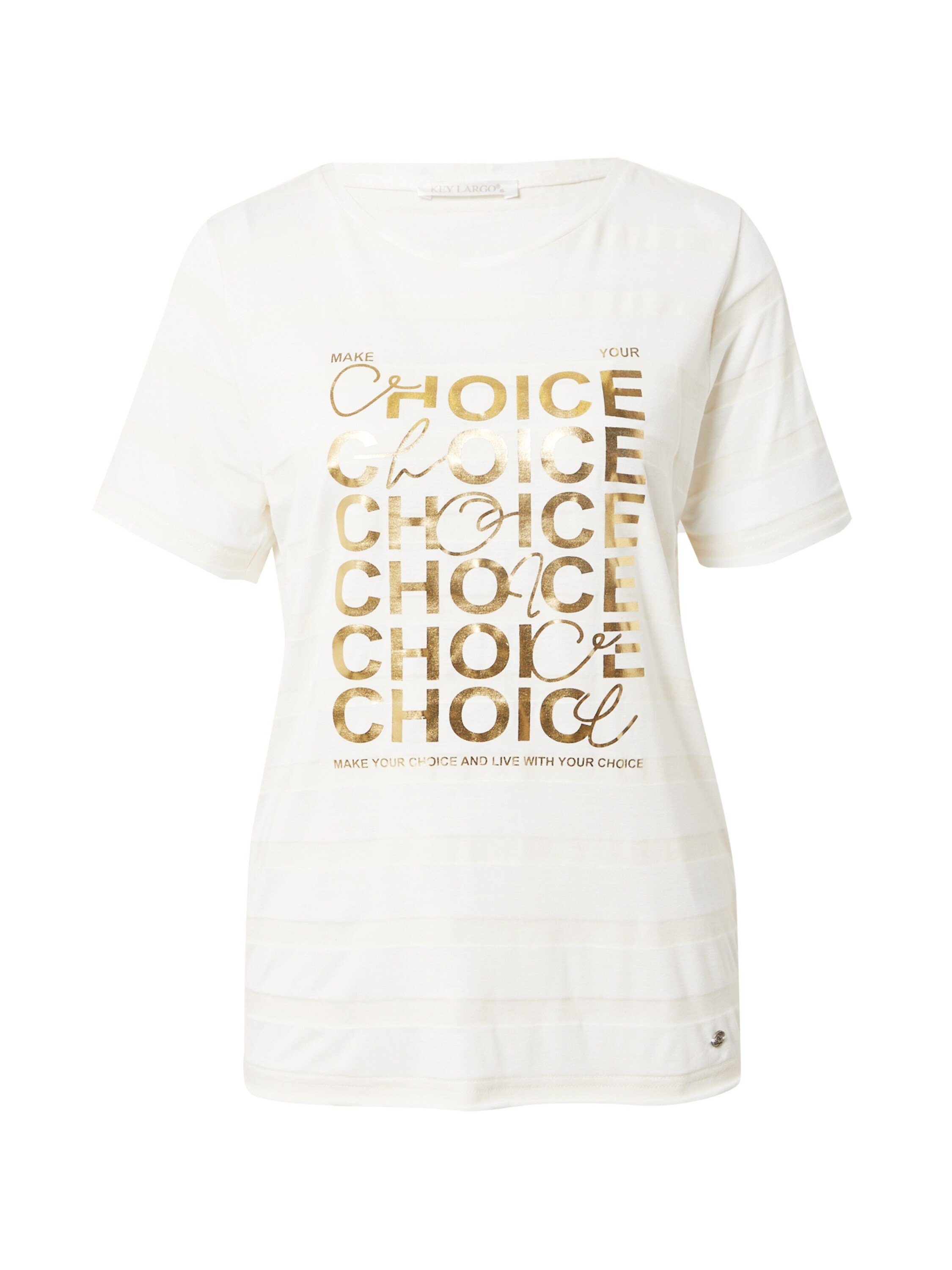 Key Plain/ohne Largo CHOICE Details T-Shirt (1-tlg)