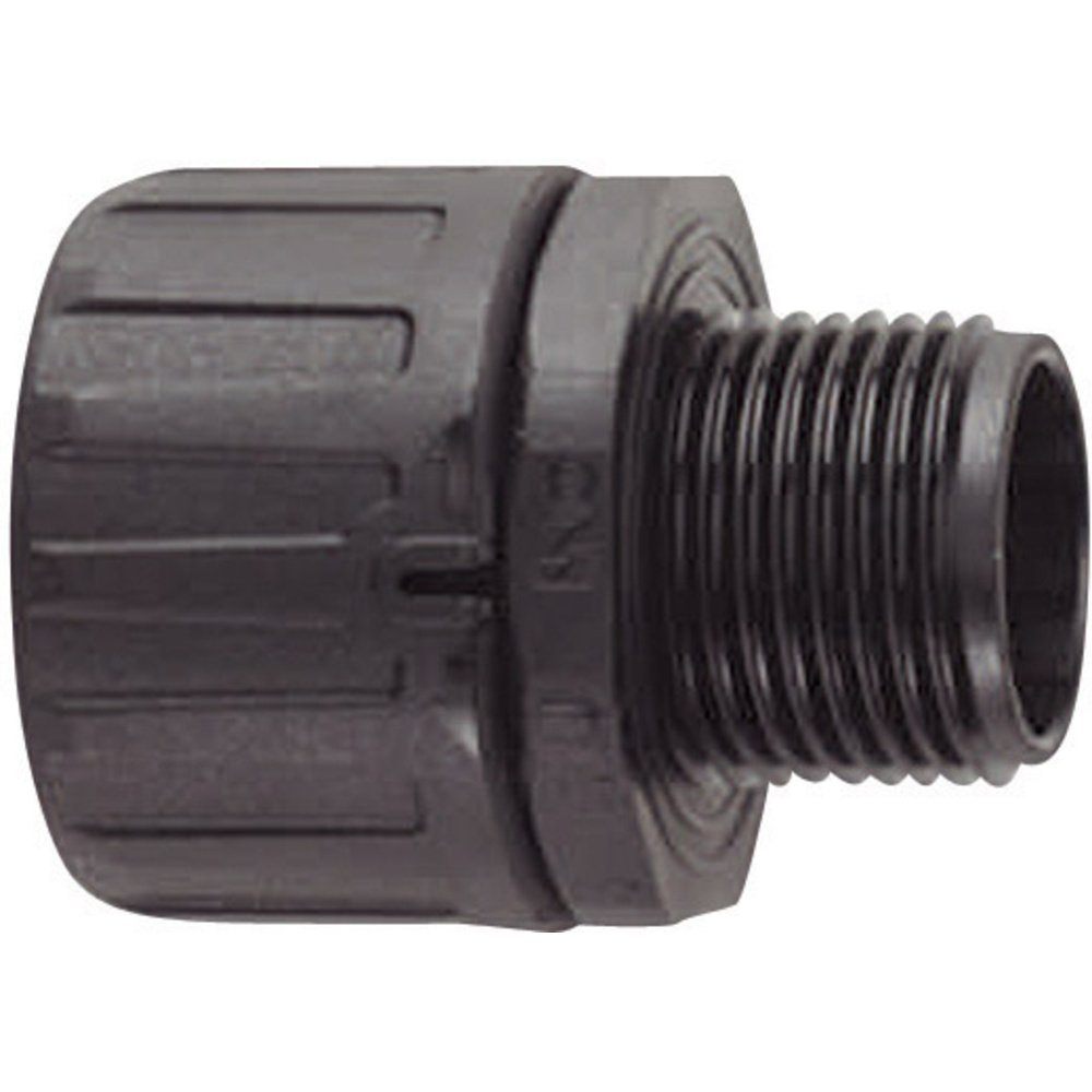 HellermannTyton Kabelzubehör HellermannTyton 166-21000 HG10-S-M12 Schlauchverschraubung Schwarz M12, (HG10-S-M12)