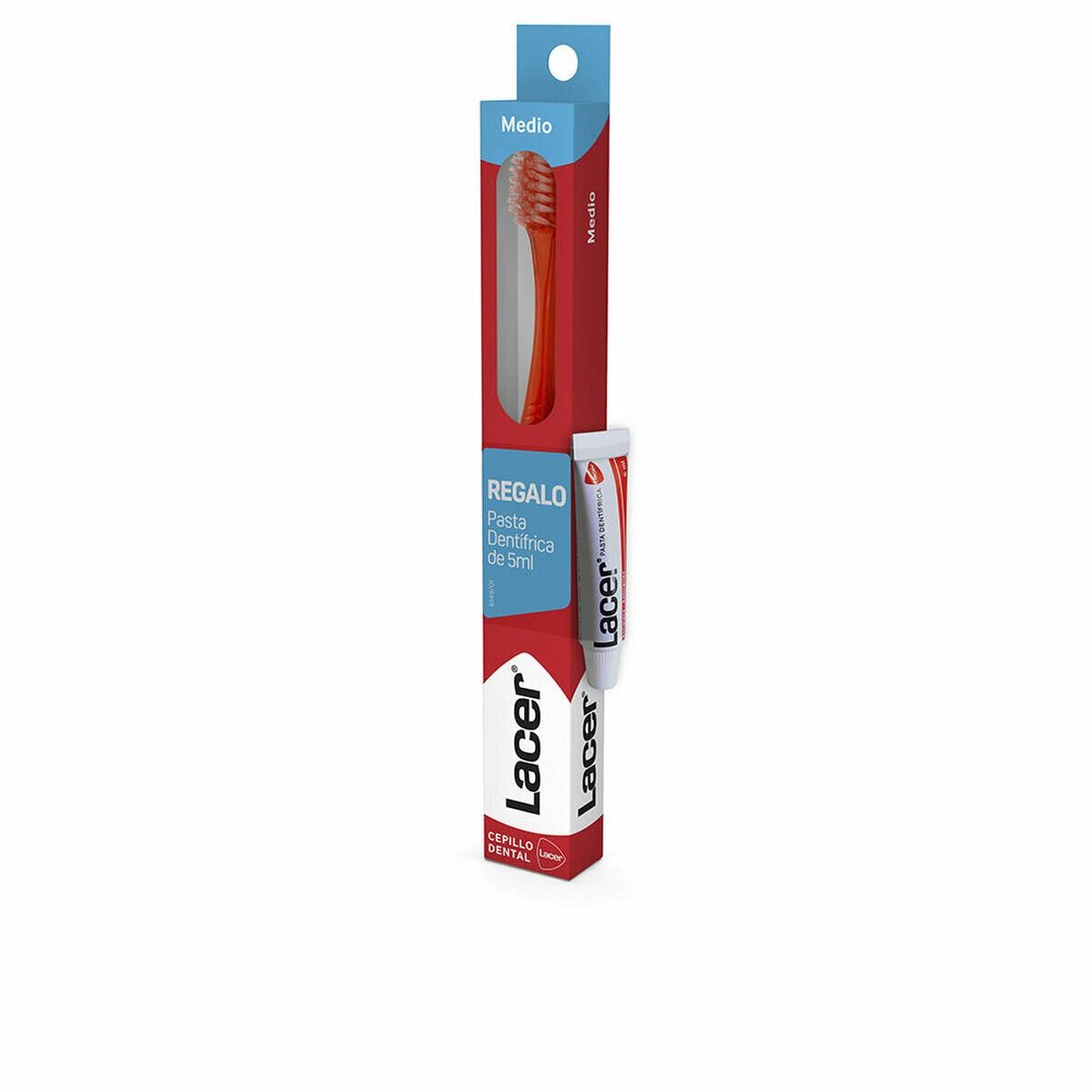 LACER Zahnbürste BROSSE A DENTS MOYENNE # LOT ASSORTI 2 pcs
