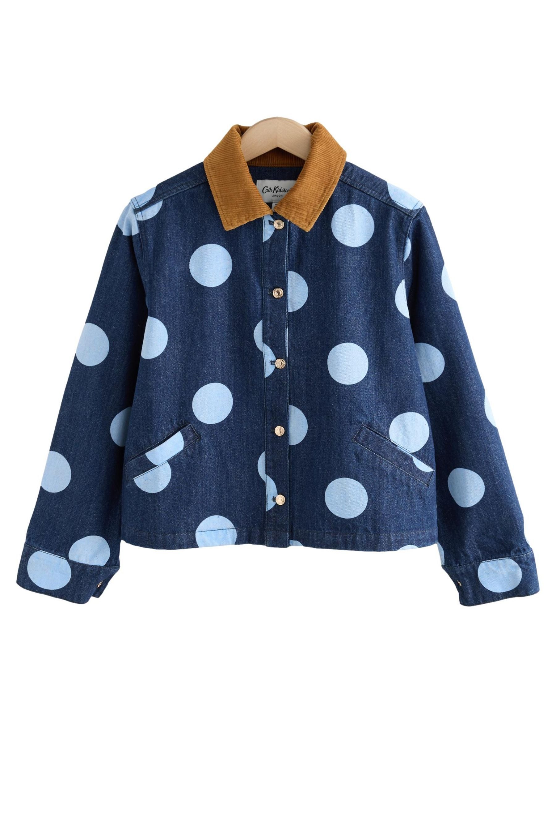 Cath Kidston Hemdjacke Cath Kidston Twill-Jacke mit Kragen (1-St)