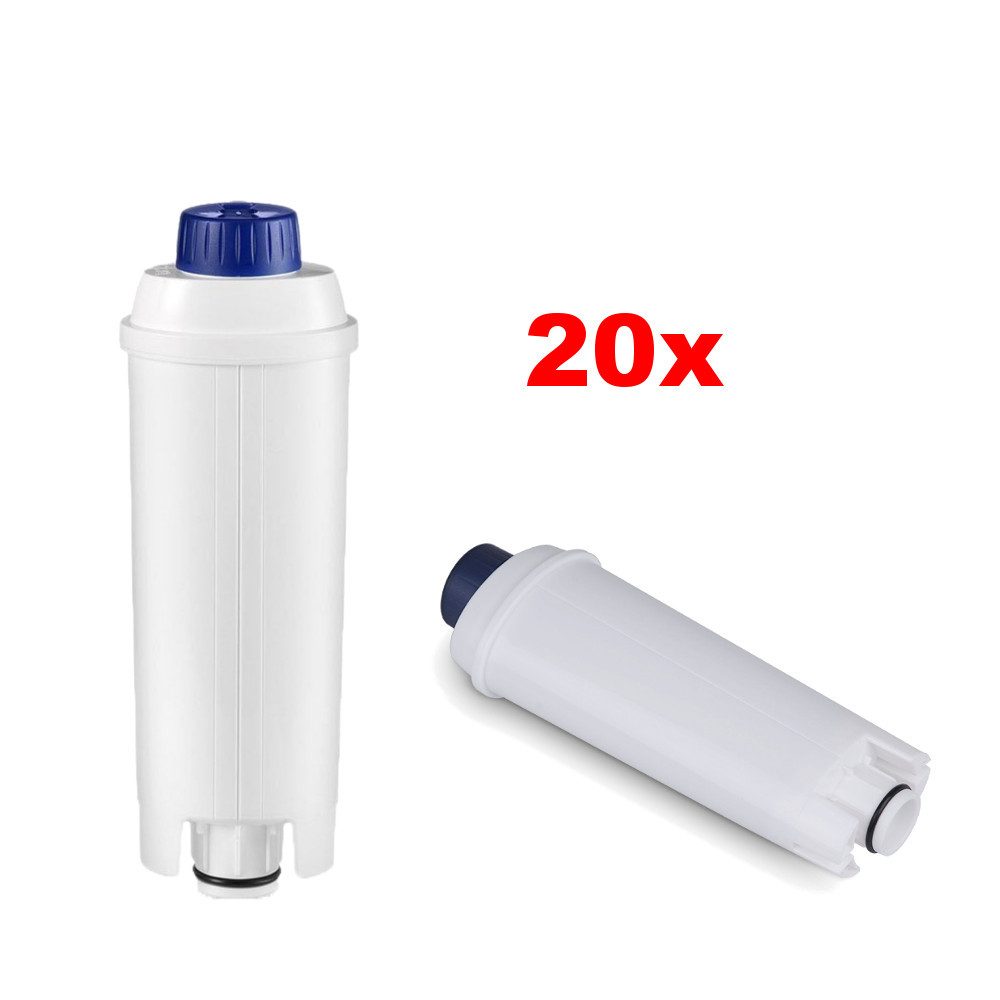 Trade-Shop Wasserfilter 20x passend für DeLonghi Magnifica PrimaDonna Dinamica, Zubehör für DeLonghi DLS C002, SER3017, 5513292811, 8004399327252, Filterpatrone / Filtergranulat