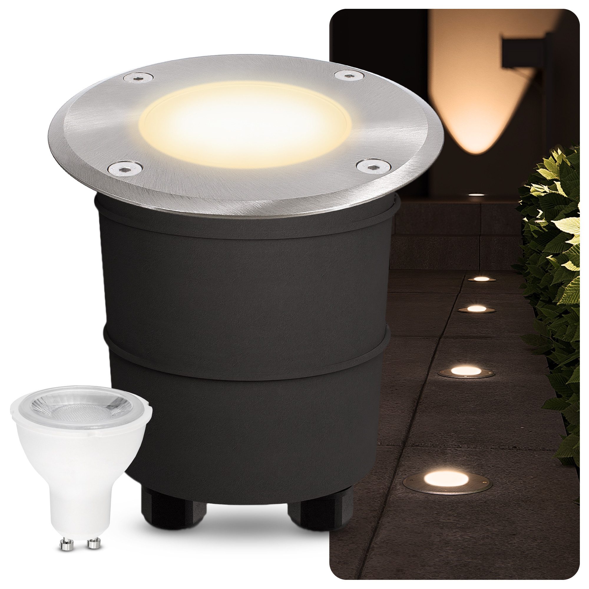 SSC-LUXon LED Gartenstrahler Bodeneinbaustrahler MARNE in günstig online kaufen