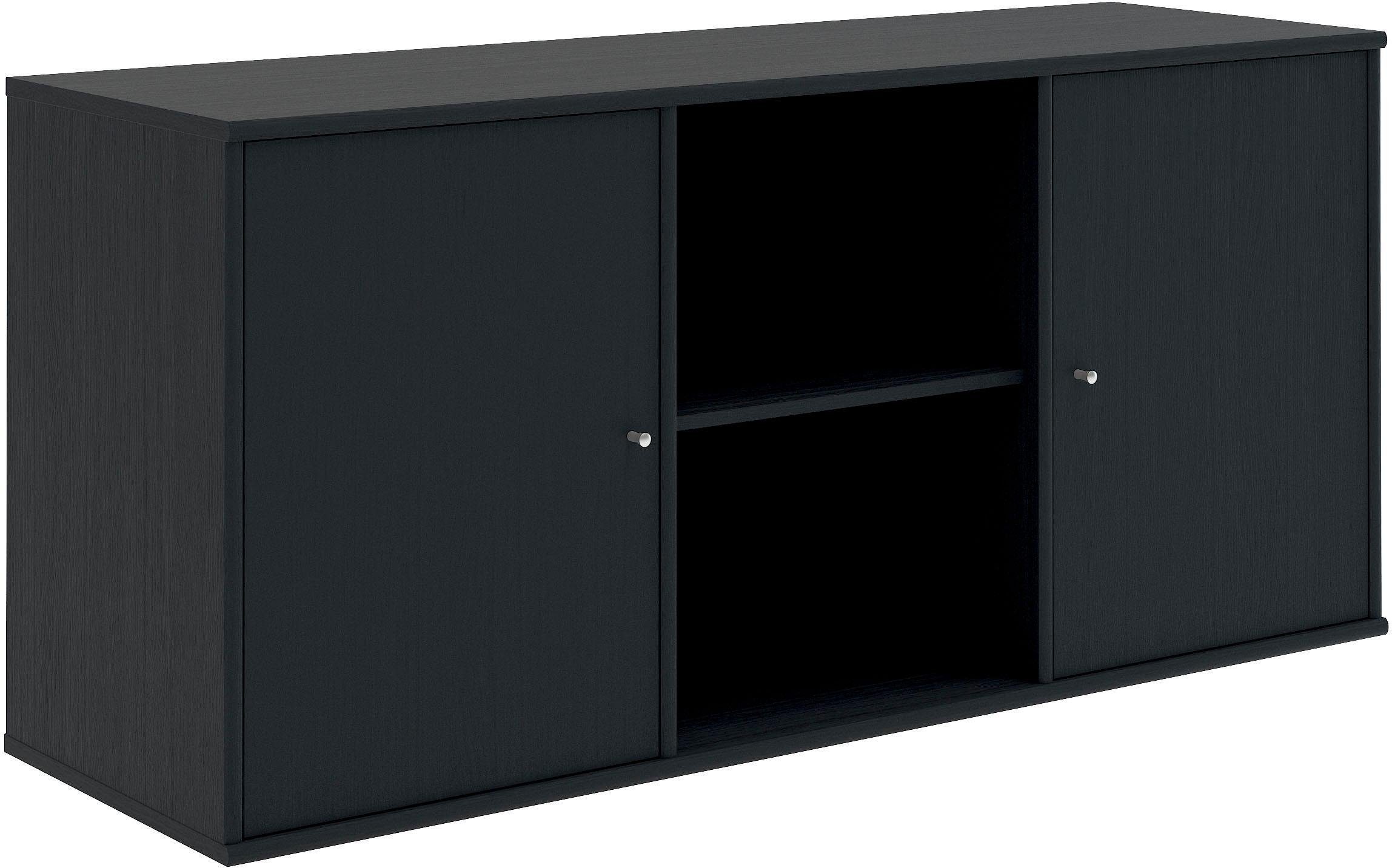Hammel Furniture Sideboard Mistral, Hochwertig Schrank, hängend/stehend montierbar, mit zwei Türen, B: 133 cm, anpassungsbar Designmöbel