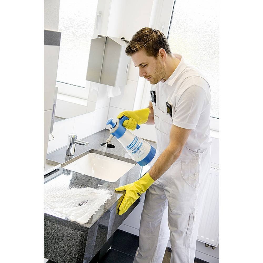 Gloria Drucksprühgerät 1 l Schaumsprüher/Foamer/Drucksprüher zur Autoreinigung 000655.0000